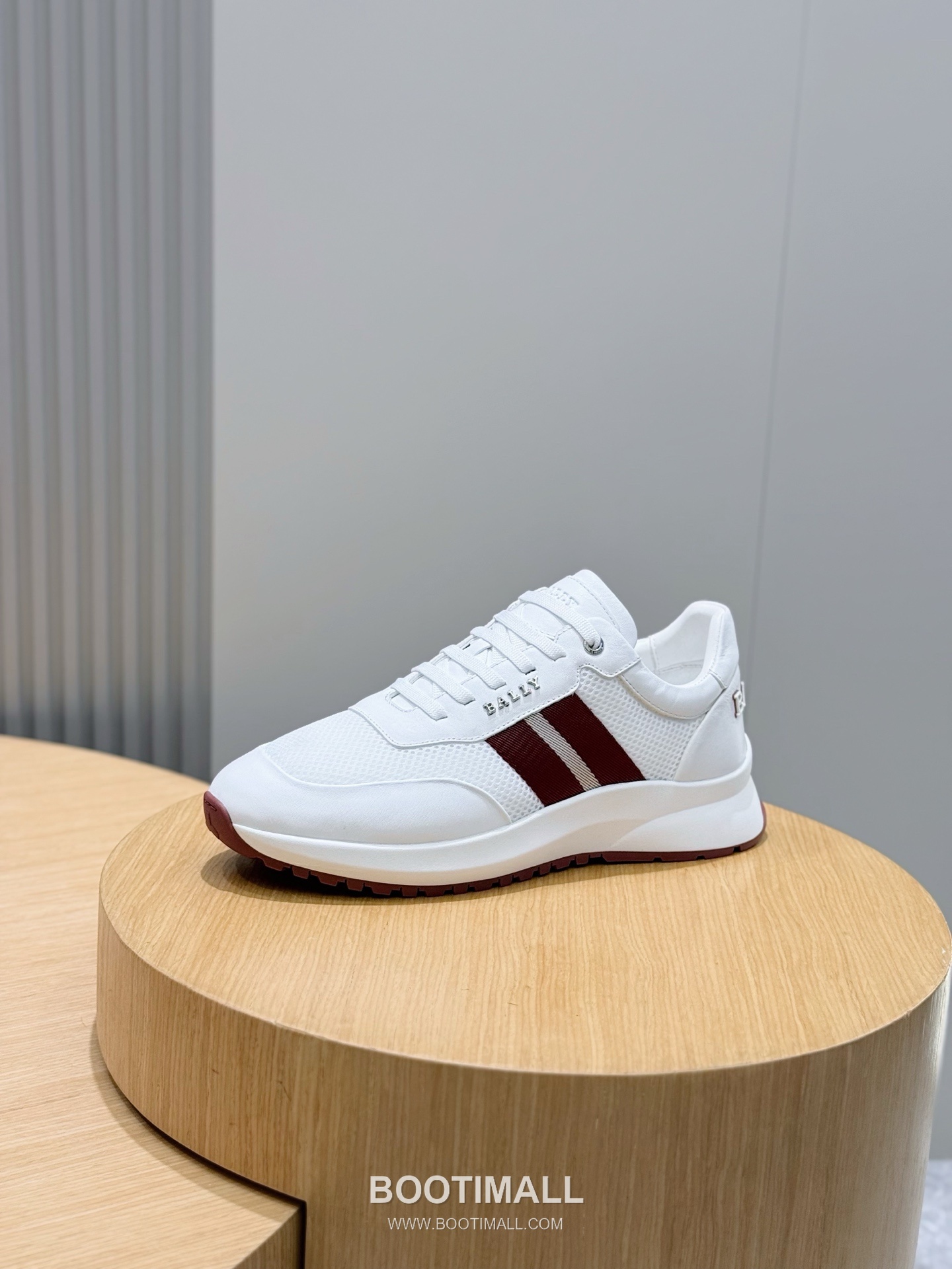 Bally Outline Calfskin Leather Low Sneakers with Stripe Logo Detail 발리 아웃라인 카프스킨 레더 로우 스니커즈 스트라이프 로고 디테일 3cm 2