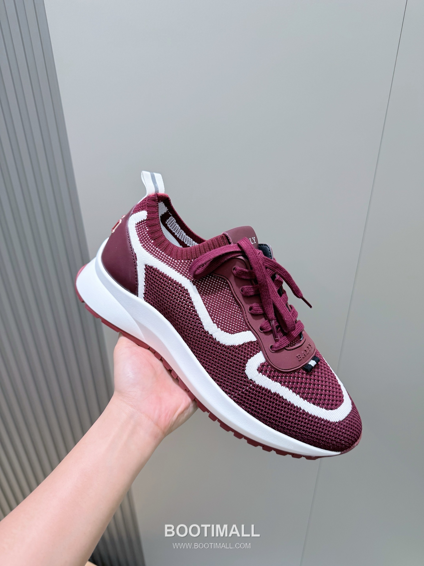 Bally Outline Calfskin Leather Low Sneakers with Stripe Logo Detail 발리 아웃라인 카프스킨 레더 로우 스니커즈 스트라이프 로고 디테일 3cm 5