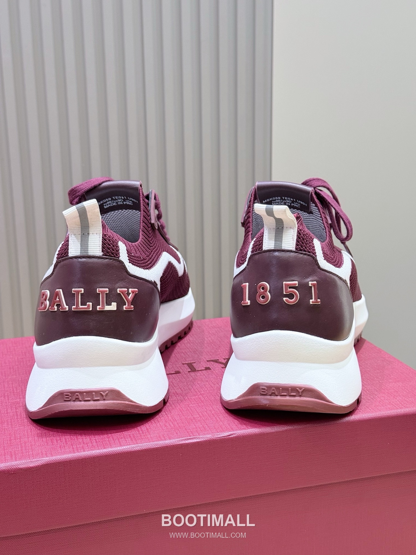 Bally Outline Calfskin Leather Low Sneakers with Stripe Logo Detail 발리 아웃라인 카프스킨 레더 로우 스니커즈 스트라이프 로고 디테일 3cm 6