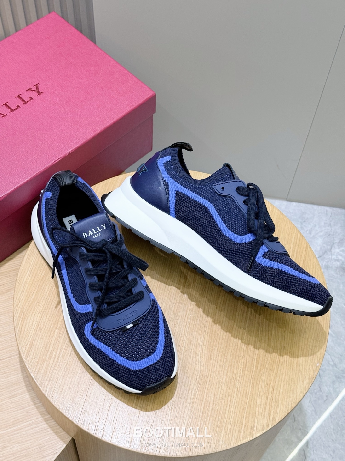 Bally Outline Calfskin Leather Low Sneakers with Stripe Logo Detail 발리 아웃라인 카프스킨 레더 로우 스니커즈 스트라이프 로고 디테일 3cm 7