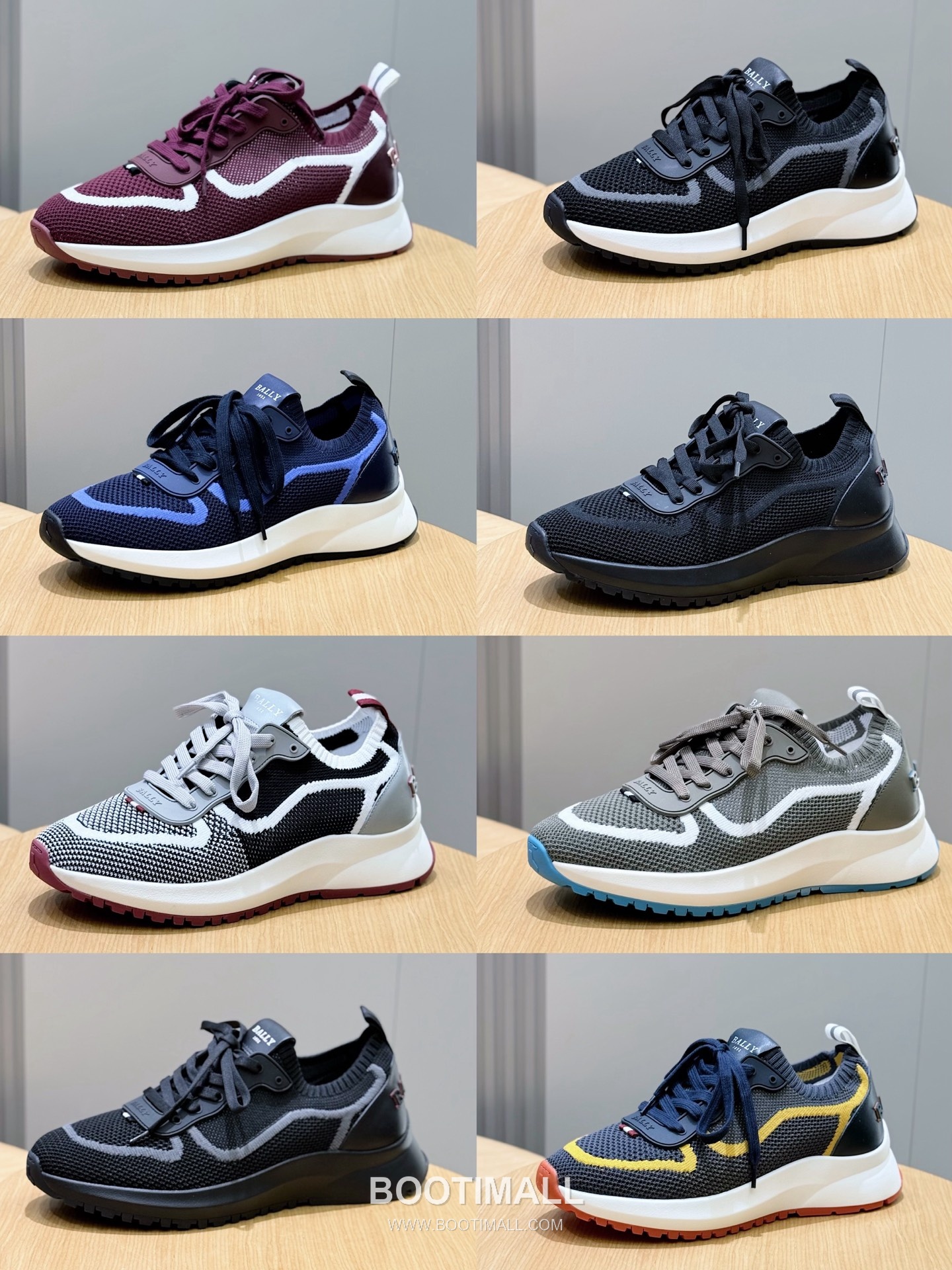 Bally Outline Calfskin Leather Low Sneakers with Stripe Logo Detail 발리 아웃라인 카프스킨 레더 로우 스니커즈 스트라이프 로고 디테일 3cm 9