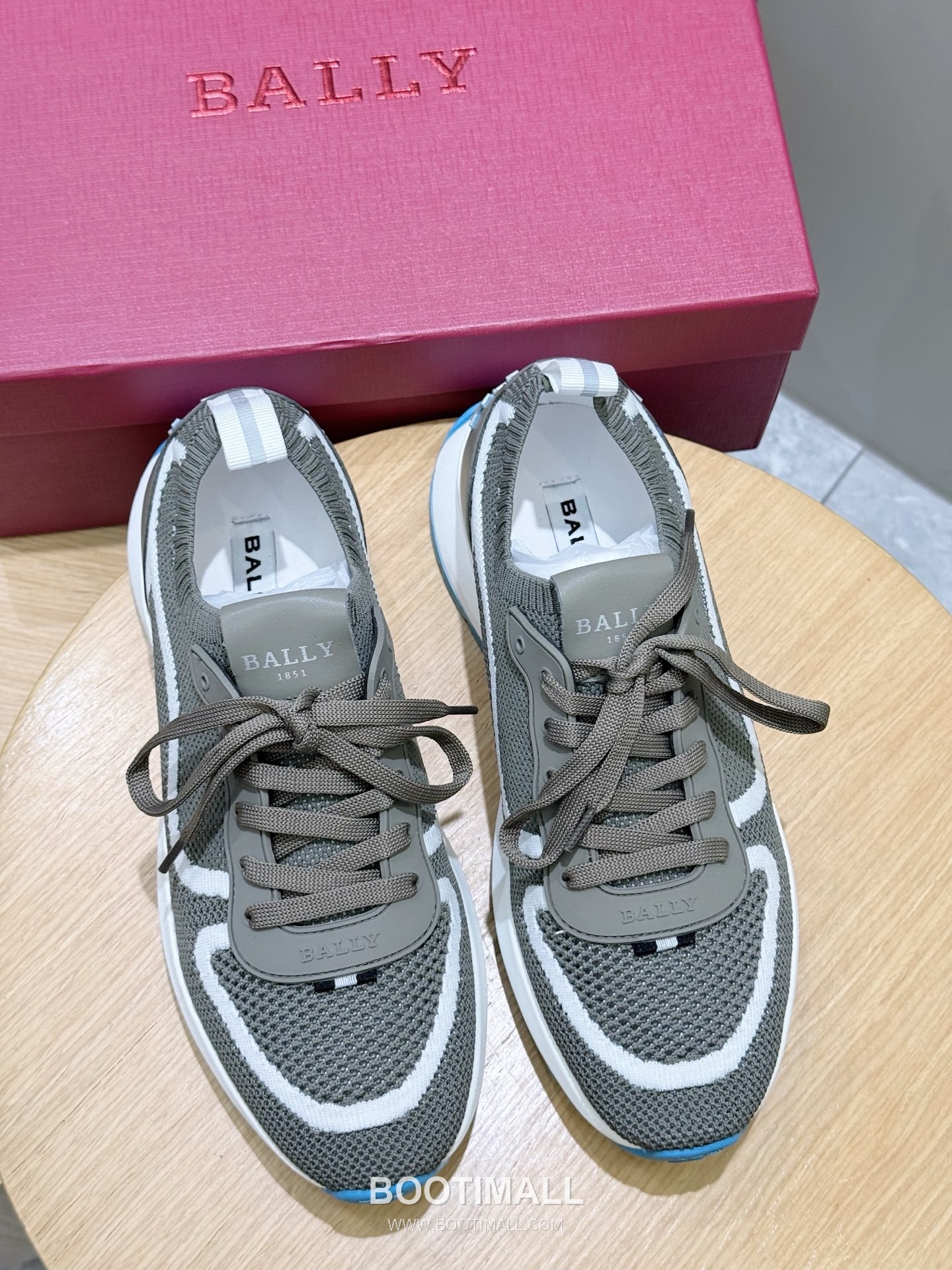 Bally Outline Calfskin Leather Low Sneakers with Stripe Logo Detail 발리 아웃라인 카프스킨 레더 로우 스니커즈 스트라이프 로고 디테일 3cm 8