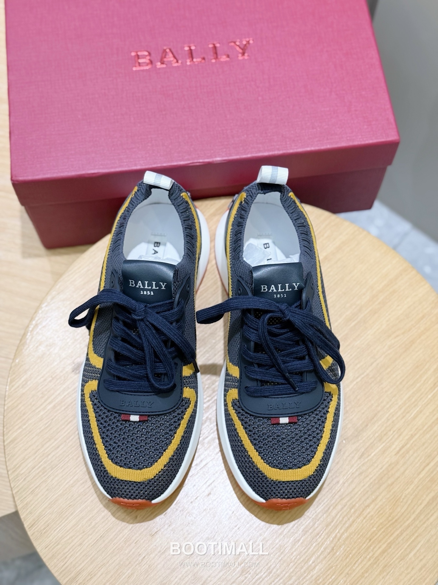 Bally Outline Calfskin Leather Low Sneakers with Stripe Logo Detail 발리 아웃라인 카프스킨 레더 로우 스니커즈 스트라이프 로고 디테일 3cm 8