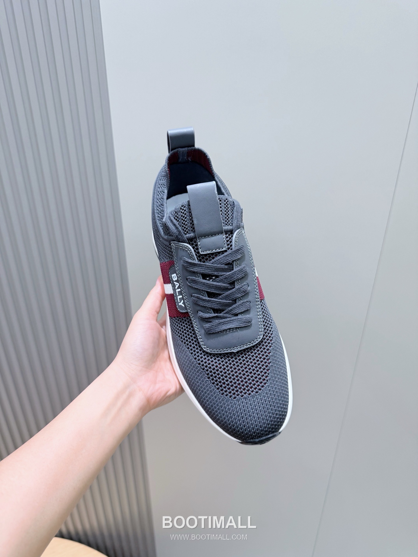 Bally Outline Calfskin Leather Low Sneakers with Stripe Logo Detail 발리 아웃라인 카프스킨 레더 로우 스니커즈 스트라이프 로고 디테일 3cm 4