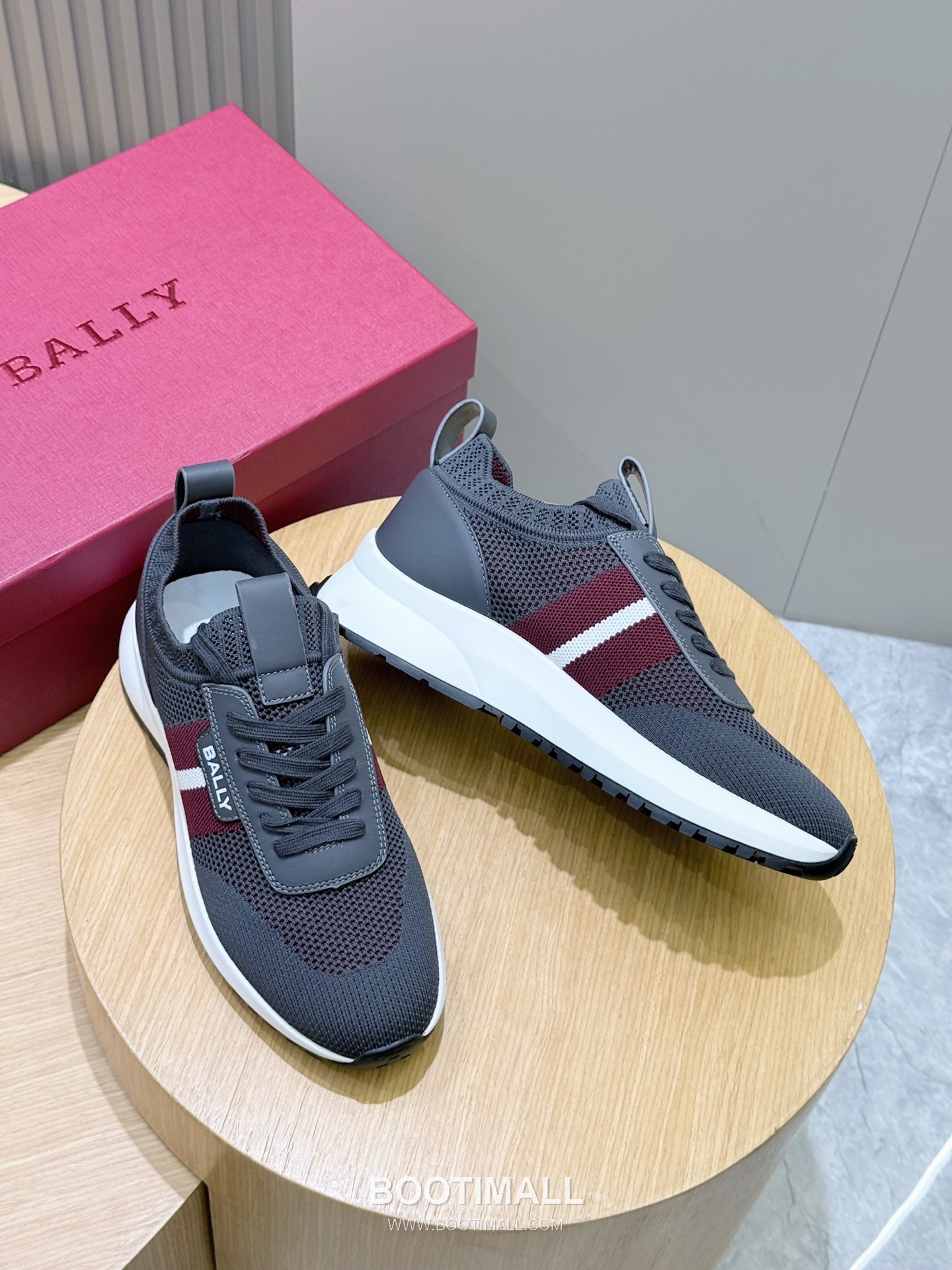 Bally Outline Calfskin Leather Low Sneakers with Stripe Logo Detail 발리 아웃라인 카프스킨 레더 로우 스니커즈 스트라이프 로고 디테일 3cm 7
