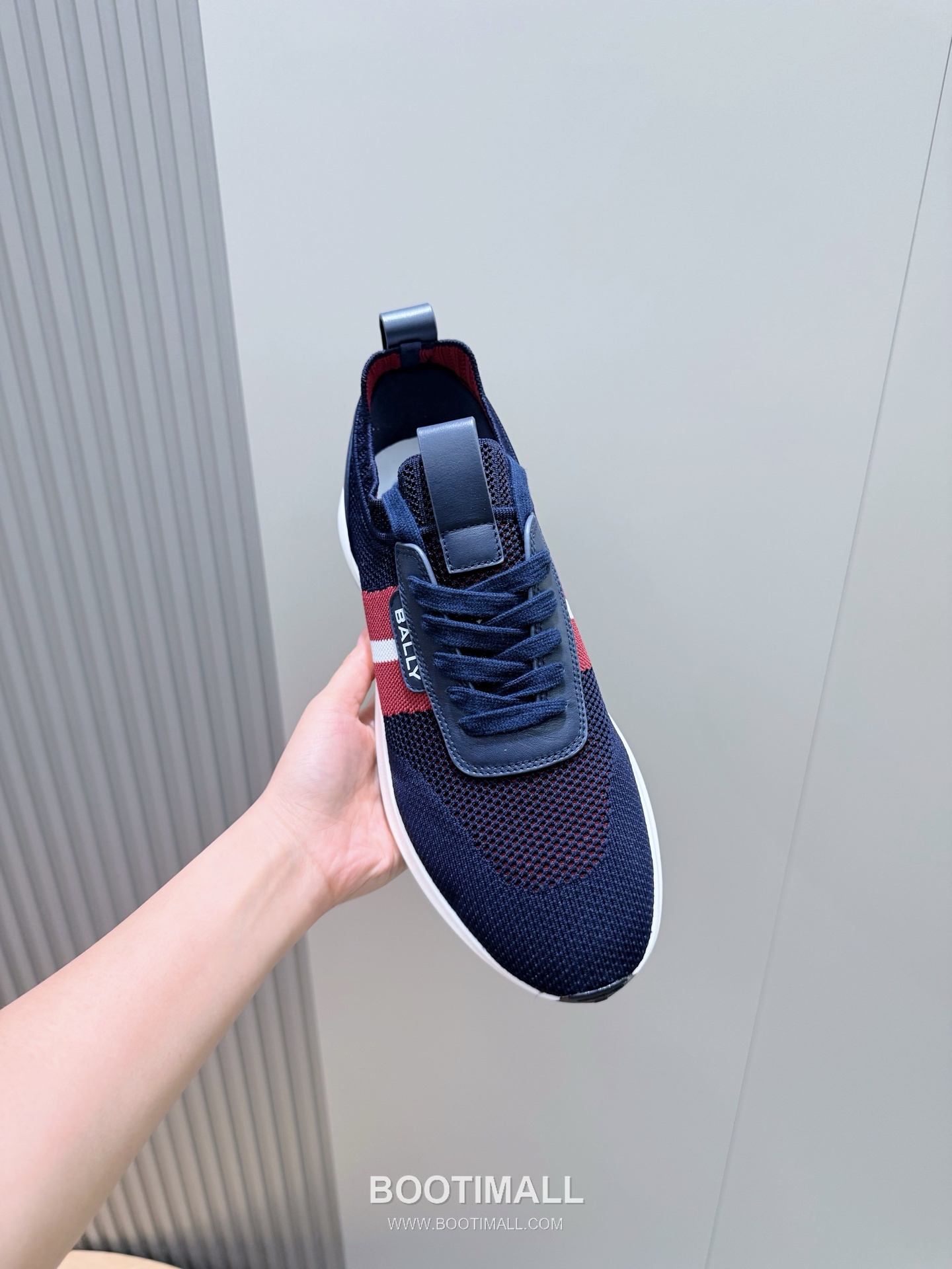 Bally Outline Calfskin Leather Low Sneakers with Stripe Logo Detail 발리 아웃라인 카프스킨 레더 로우 스니커즈 스트라이프 로고 디테일 3cm 4