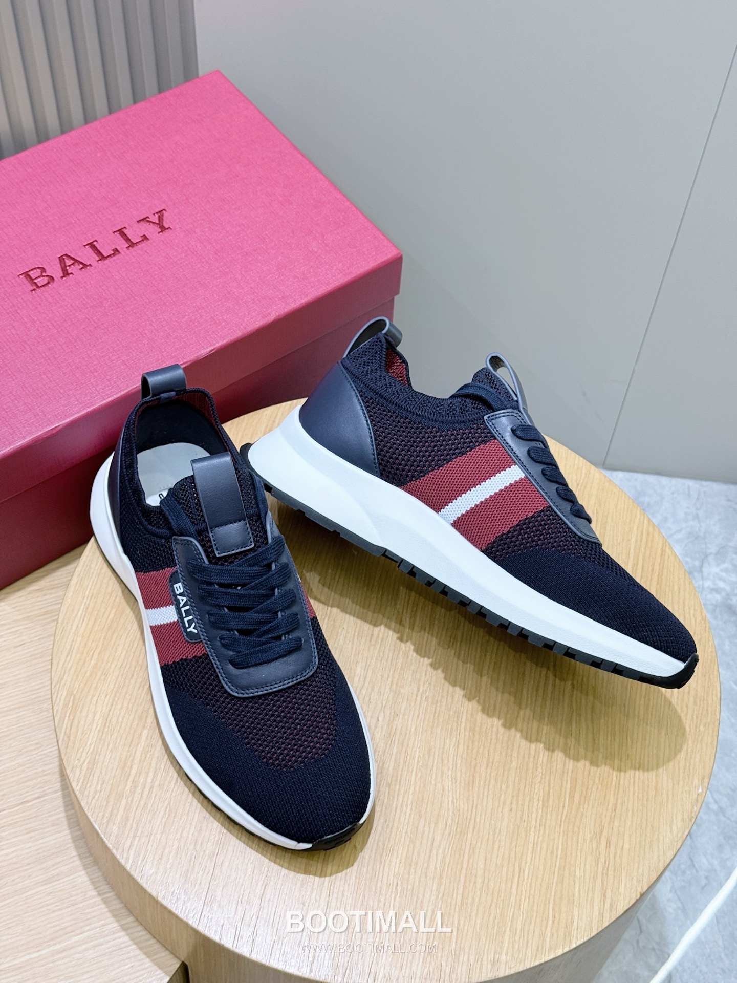 Bally Outline Calfskin Leather Low Sneakers with Stripe Logo Detail 발리 아웃라인 카프스킨 레더 로우 스니커즈 스트라이프 로고 디테일 3cm 7