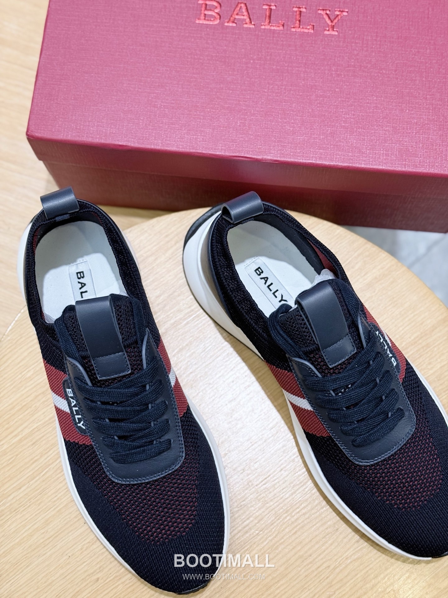 Bally Outline Calfskin Leather Low Sneakers with Stripe Logo Detail 발리 아웃라인 카프스킨 레더 로우 스니커즈 스트라이프 로고 디테일 3cm 8