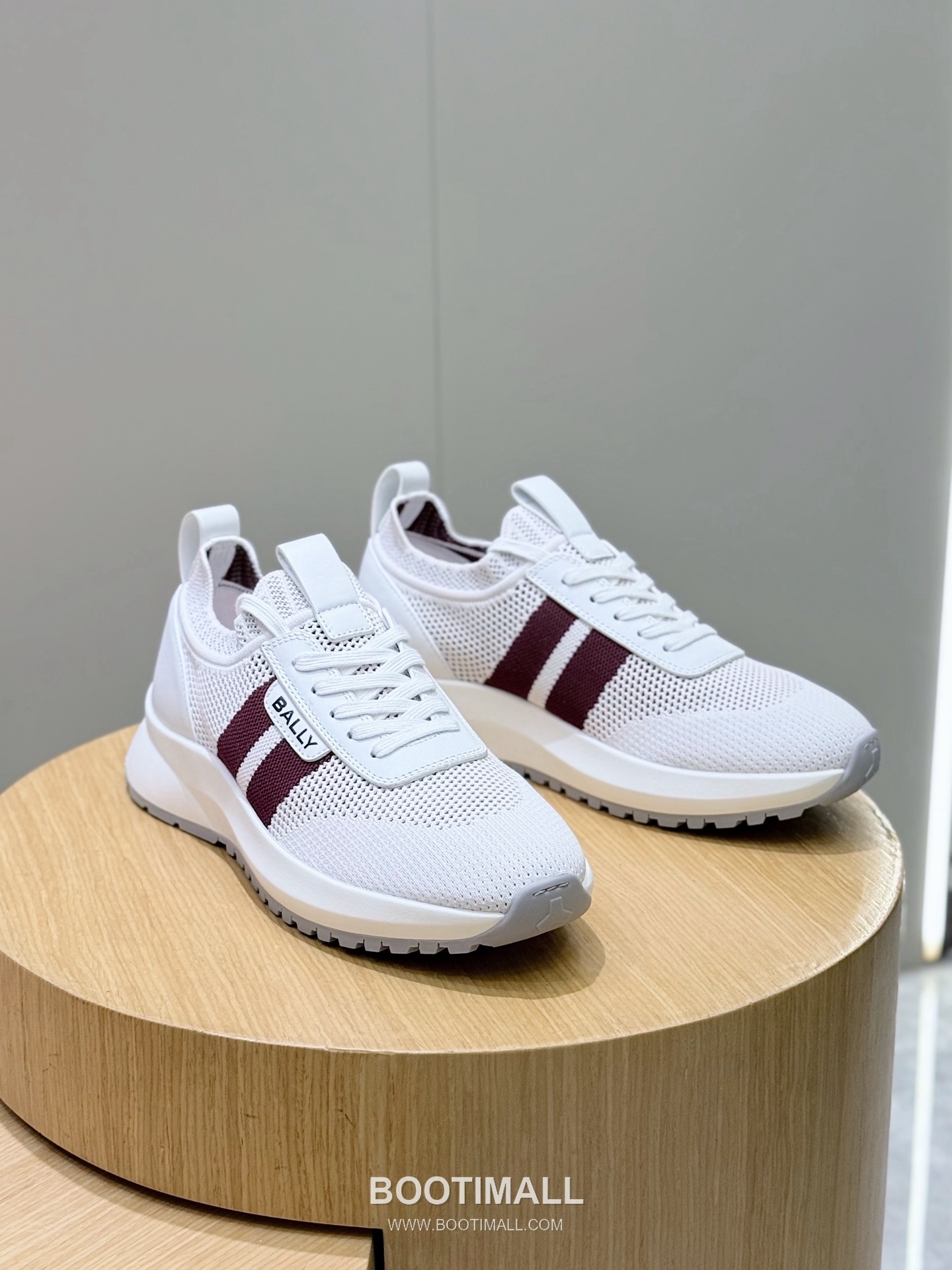 Bally Outline Calfskin Leather Low Sneakers with Stripe Logo Detail 발리 아웃라인 카프스킨 레더 로우 스니커즈 스트라이프 로고 디테일 3cm 3
