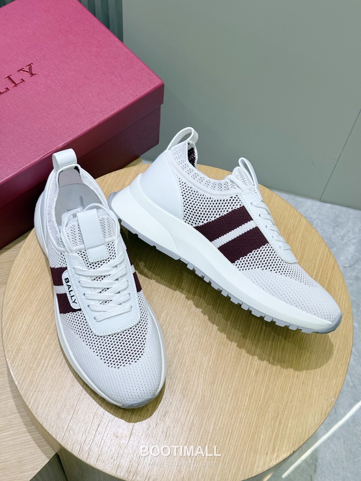 Bally Outline Calfskin Leather Low Sneakers with Stripe Logo Detail 발리 아웃라인 카프스킨 레더 로우 스니커즈 스트라이프 로고 디테일 3cm 7