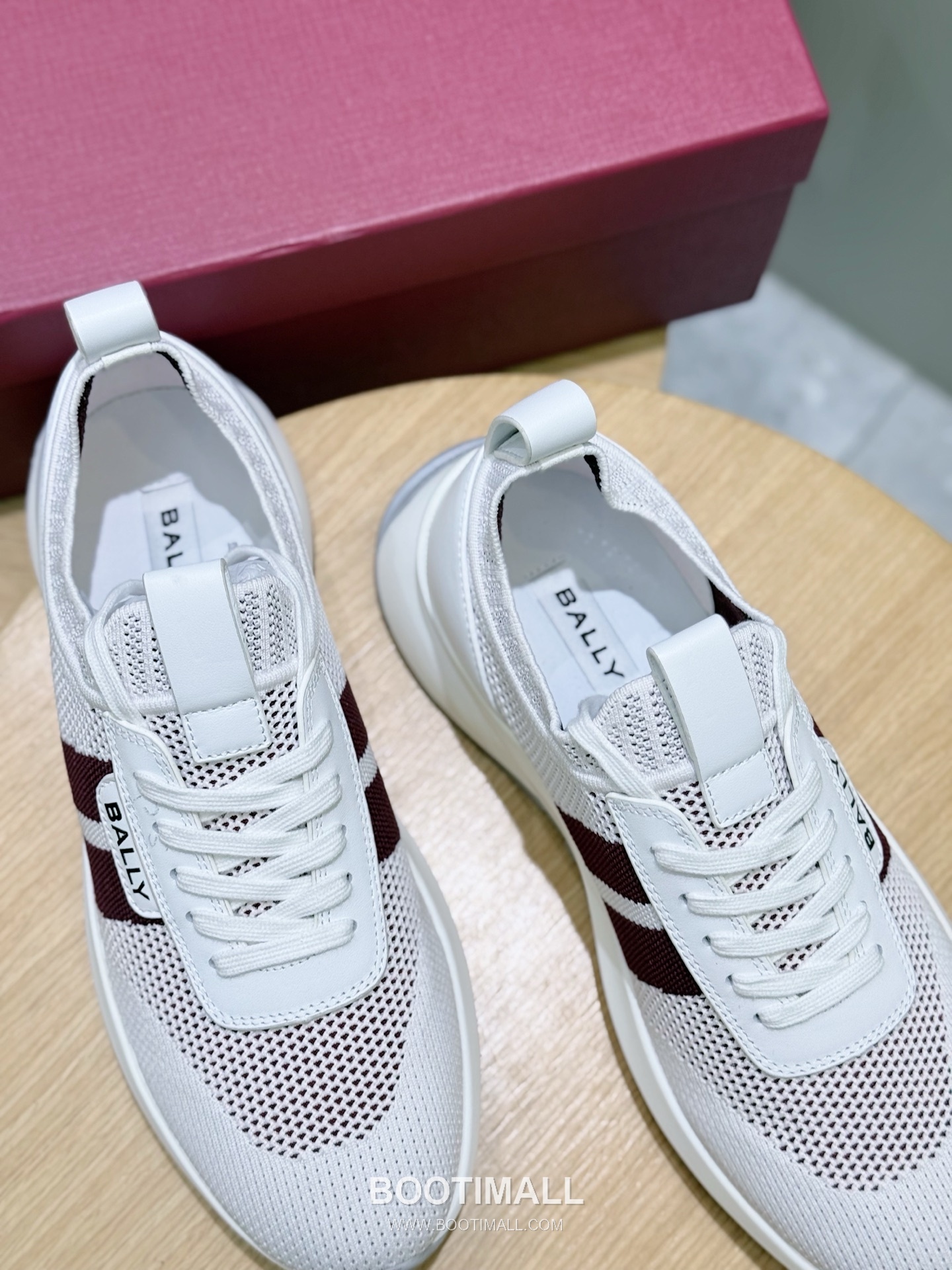 Bally Outline Calfskin Leather Low Sneakers with Stripe Logo Detail 발리 아웃라인 카프스킨 레더 로우 스니커즈 스트라이프 로고 디테일 3cm 8