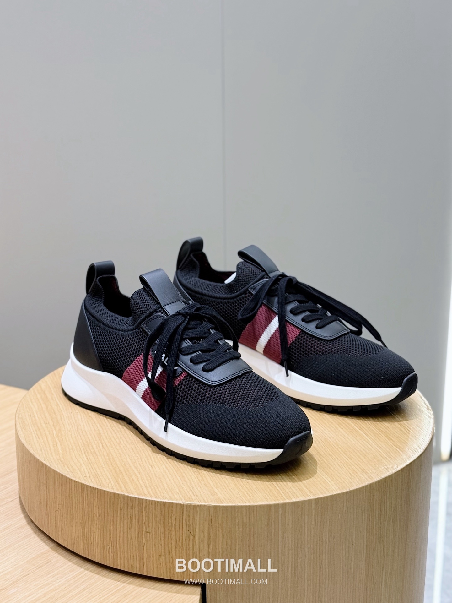 Bally Outline Calfskin Leather Low Sneakers with Stripe Logo Detail 발리 아웃라인 카프스킨 레더 로우 스니커즈 스트라이프 로고 디테일 3cm 3