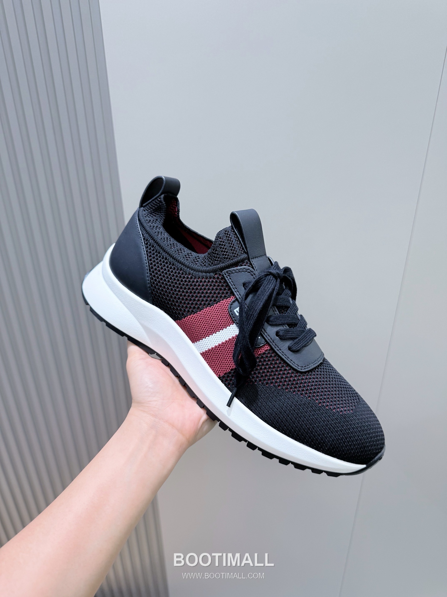 Bally Outline Calfskin Leather Low Sneakers with Stripe Logo Detail 발리 아웃라인 카프스킨 레더 로우 스니커즈 스트라이프 로고 디테일 3cm 5