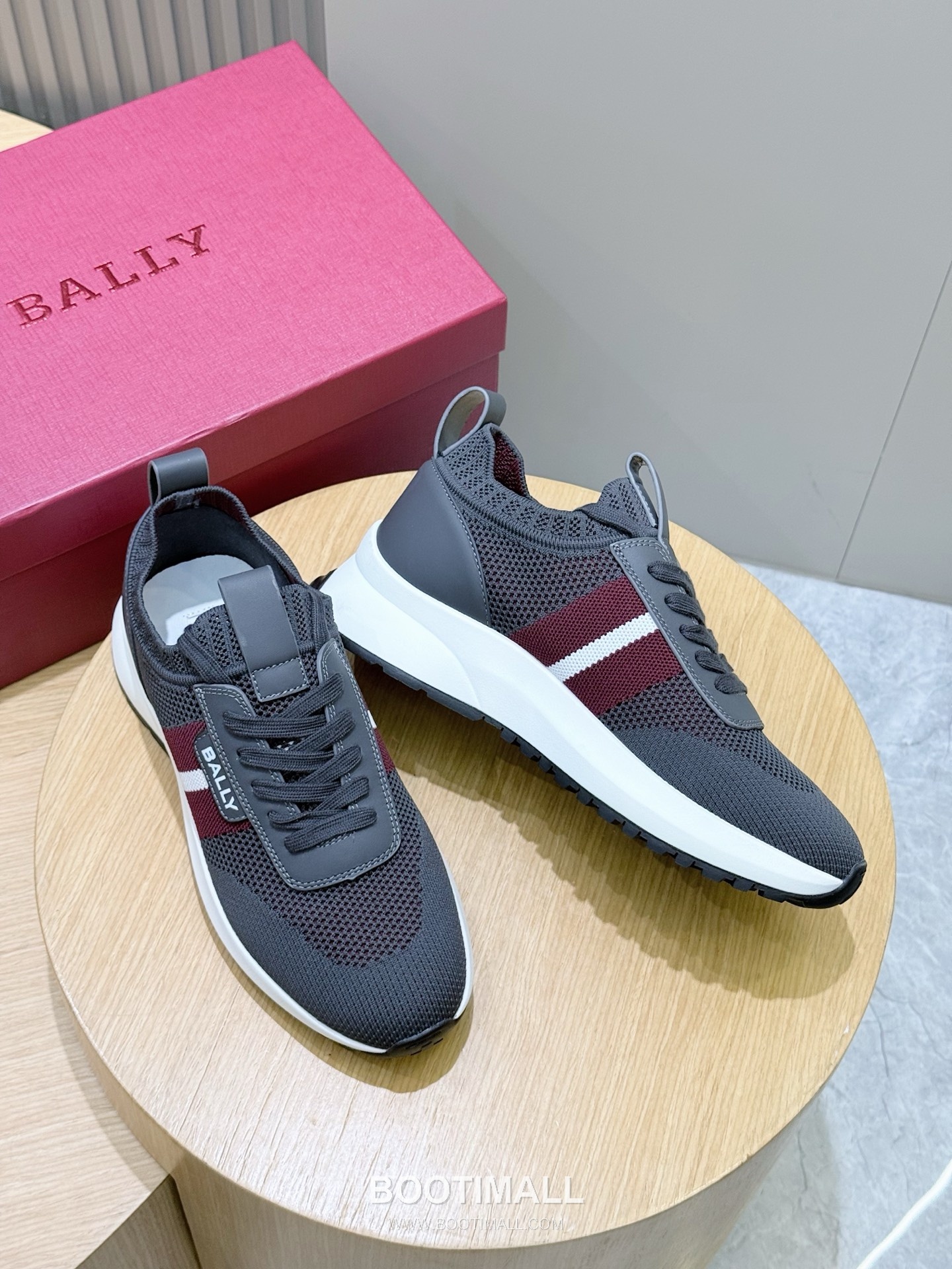 Bally Outline Calfskin Leather Low Sneakers with Stripe Logo Detail 발리 아웃라인 카프스킨 레더 로우 스니커즈 스트라이프 로고 디테일 3cm 7