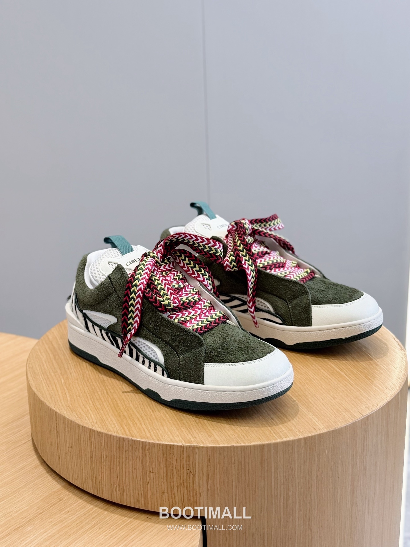 Lanvin Gallery Department Calfskin Leather Low Chunky Sneakers with Artistic Panel Detail 랑방 갤러리디파트먼트 카프스킨 레더 로우 청키 스니커즈 아트 패널 디테일 4cm 3