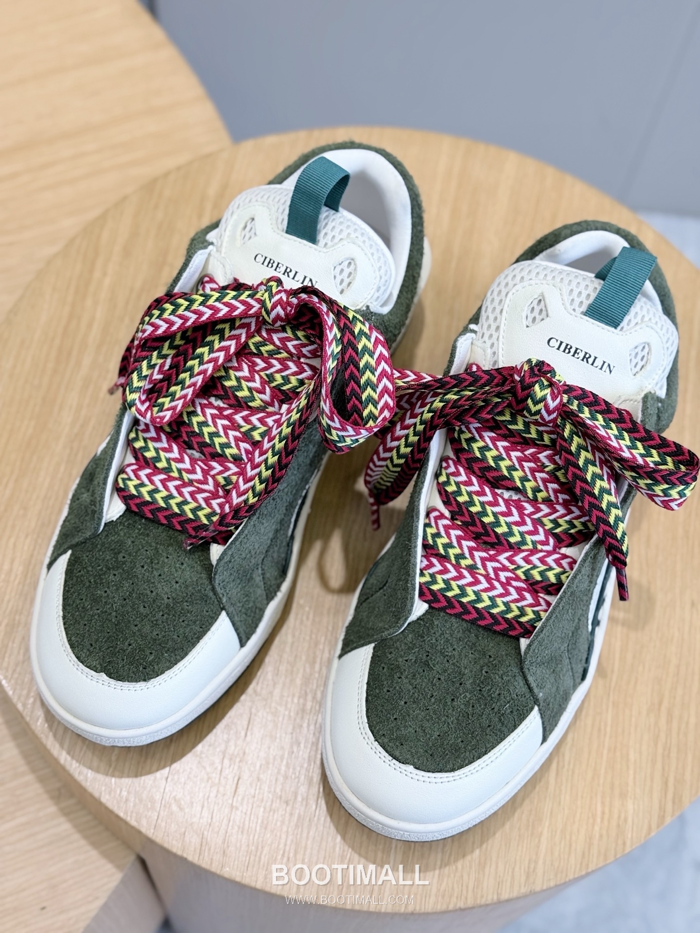 Lanvin Gallery Department Calfskin Leather Low Chunky Sneakers with Artistic Panel Detail 랑방 갤러리디파트먼트 카프스킨 레더 로우 청키 스니커즈 아트 패널 디테일 4cm 7