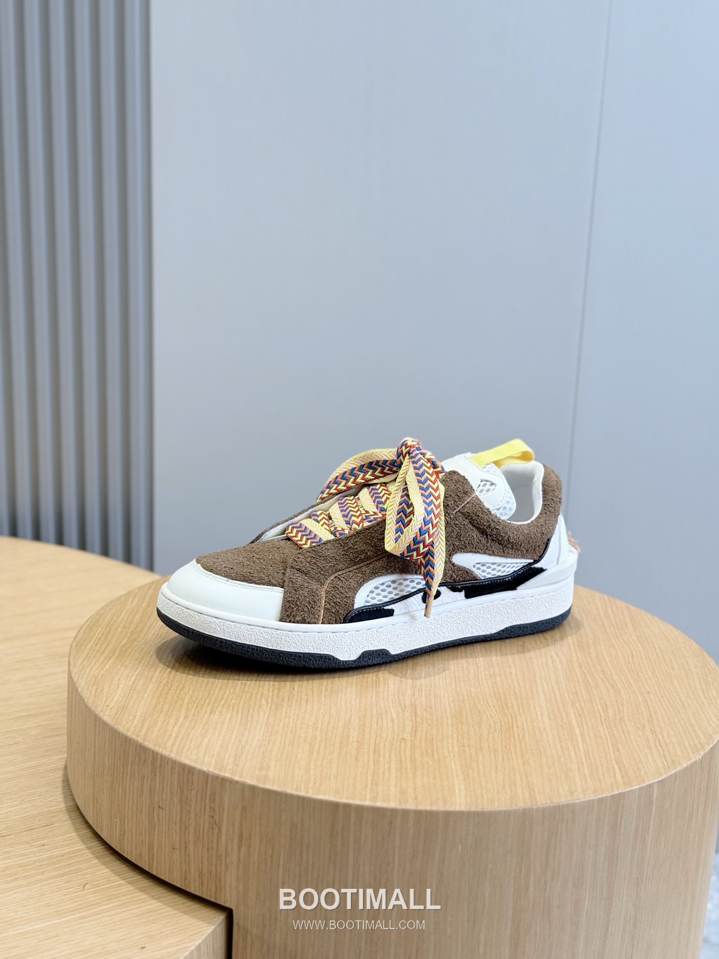 Lanvin Gallery Department Calfskin Leather Low Chunky Sneakers with Artistic Panel Detail 랑방 갤러리디파트먼트 카프스킨 레더 로우 청키 스니커즈 아트 패널 디테일 4cm 2