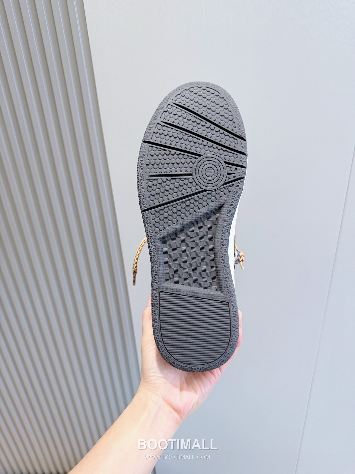 Lanvin Gallery Department Calfskin Leather Low Chunky Sneakers with Artistic Panel Detail 랑방 갤러리디파트먼트 카프스킨 레더 로우 청키 스니커즈 아트 패널 디테일 4cm 9