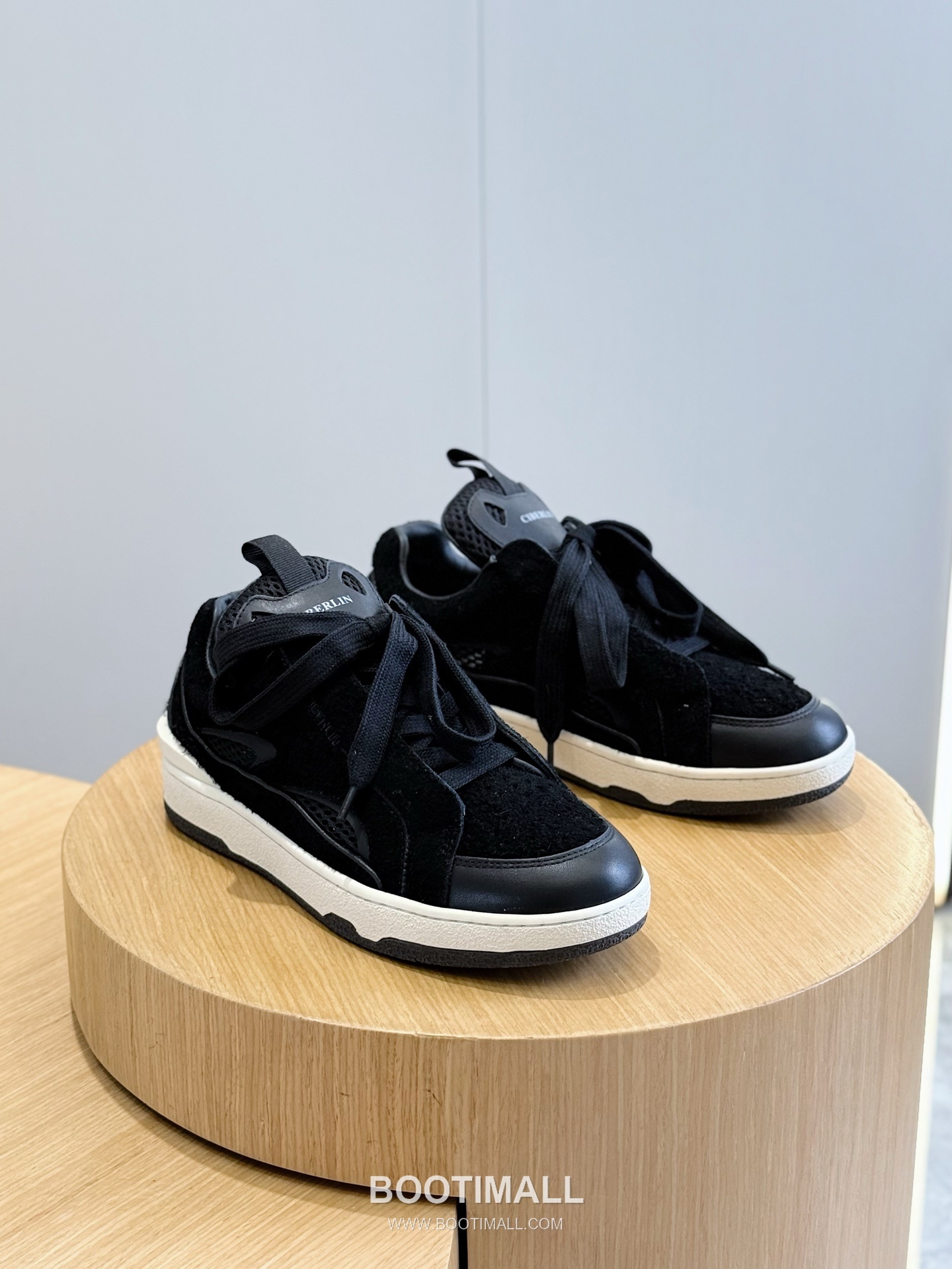 Lanvin Gallery Department Calfskin Leather Low Chunky Sneakers with Artistic Panel Detail 랑방 갤러리디파트먼트 카프스킨 레더 로우 청키 스니커즈 아트 패널 디테일 4cm 3