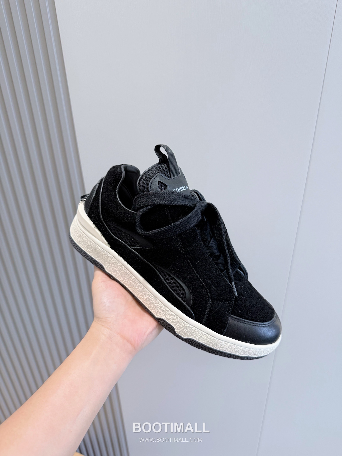 Lanvin Gallery Department Calfskin Leather Low Chunky Sneakers with Artistic Panel Detail 랑방 갤러리디파트먼트 카프스킨 레더 로우 청키 스니커즈 아트 패널 디테일 4cm 5