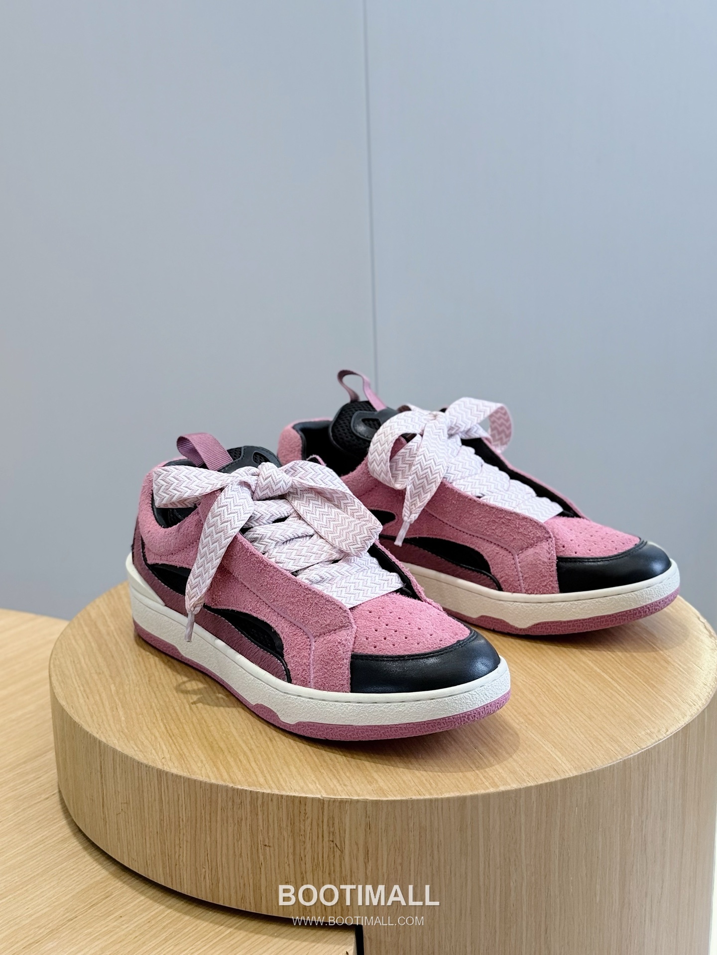 Lanvin Gallery Department Calfskin Leather Low Chunky Sneakers with Artistic Panel Detail 랑방 갤러리디파트먼트 카프스킨 레더 로우 청키 스니커즈 아트 패널 디테일 4cm 3
