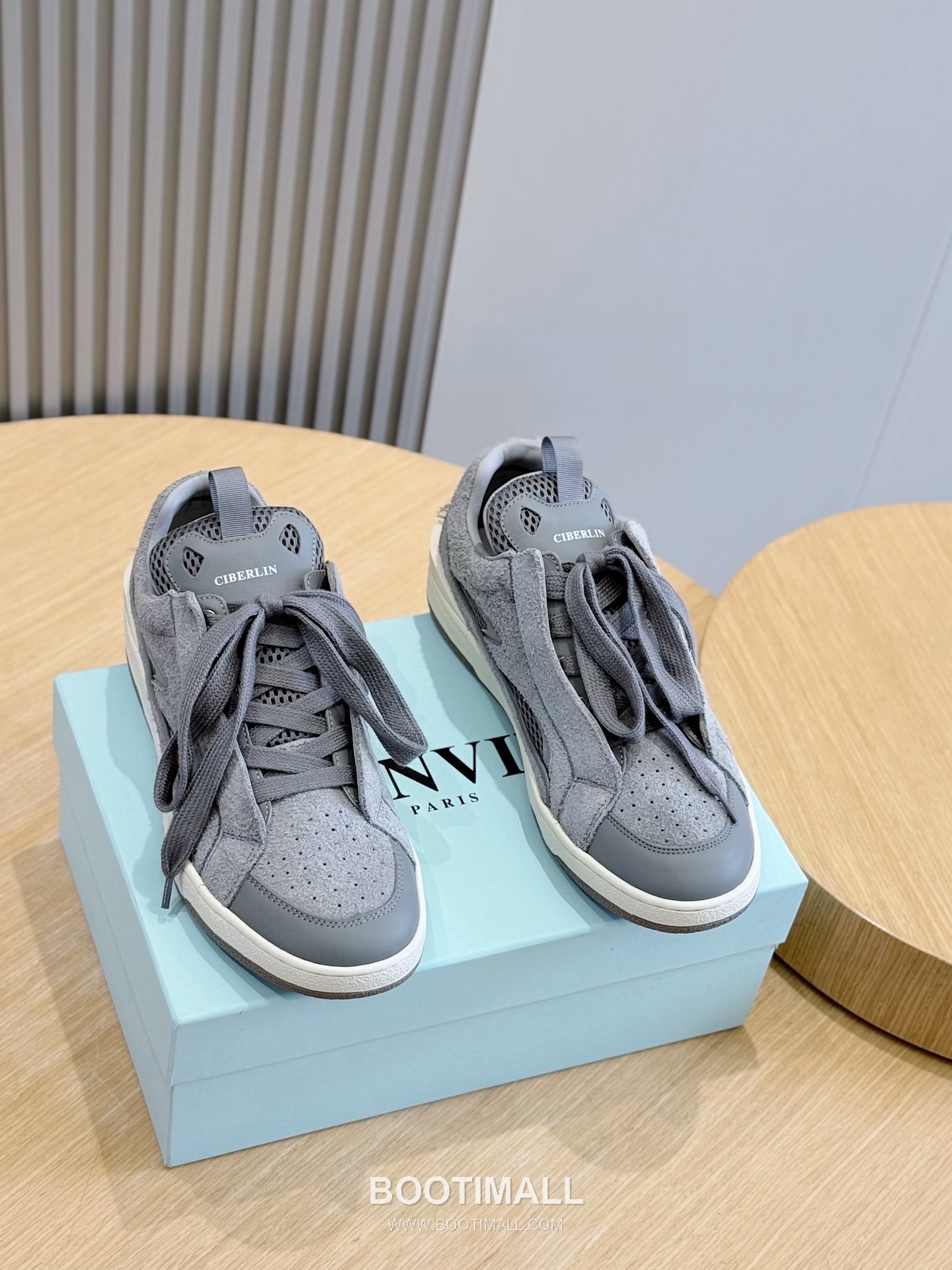 Lanvin Gallery Department Calfskin Leather Low Chunky Sneakers with Artistic Panel Detail 랑방 갤러리디파트먼트 카프스킨 레더 로우 청키 스니커즈 아트 패널 디테일 4cm 1