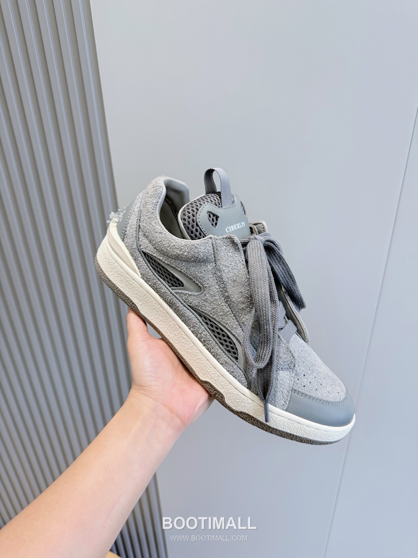 Lanvin Gallery Department Calfskin Leather Low Chunky Sneakers with Artistic Panel Detail 랑방 갤러리디파트먼트 카프스킨 레더 로우 청키 스니커즈 아트 패널 디테일 4cm 5