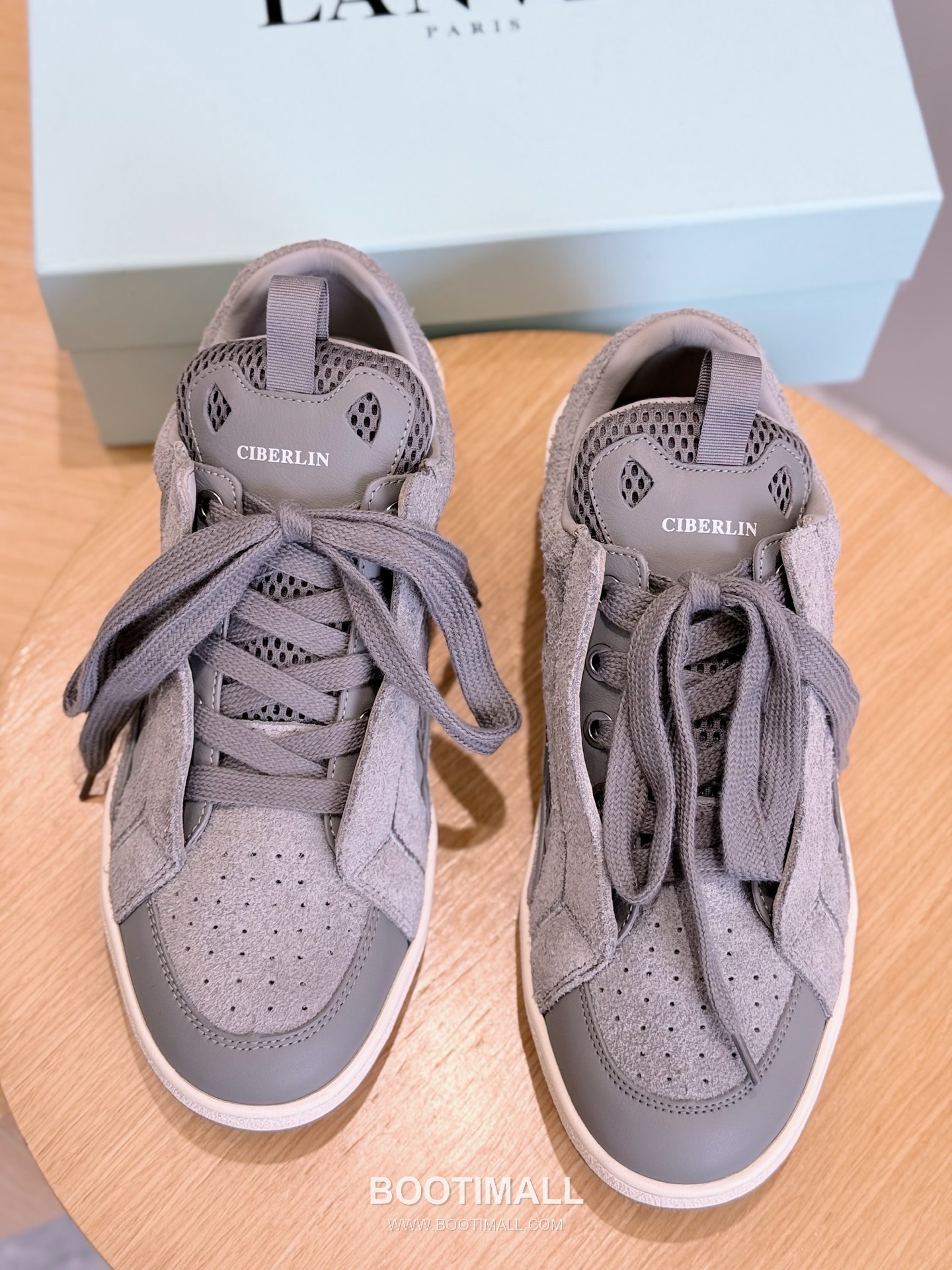 Lanvin Gallery Department Calfskin Leather Low Chunky Sneakers with Artistic Panel Detail 랑방 갤러리디파트먼트 카프스킨 레더 로우 청키 스니커즈 아트 패널 디테일 4cm 8