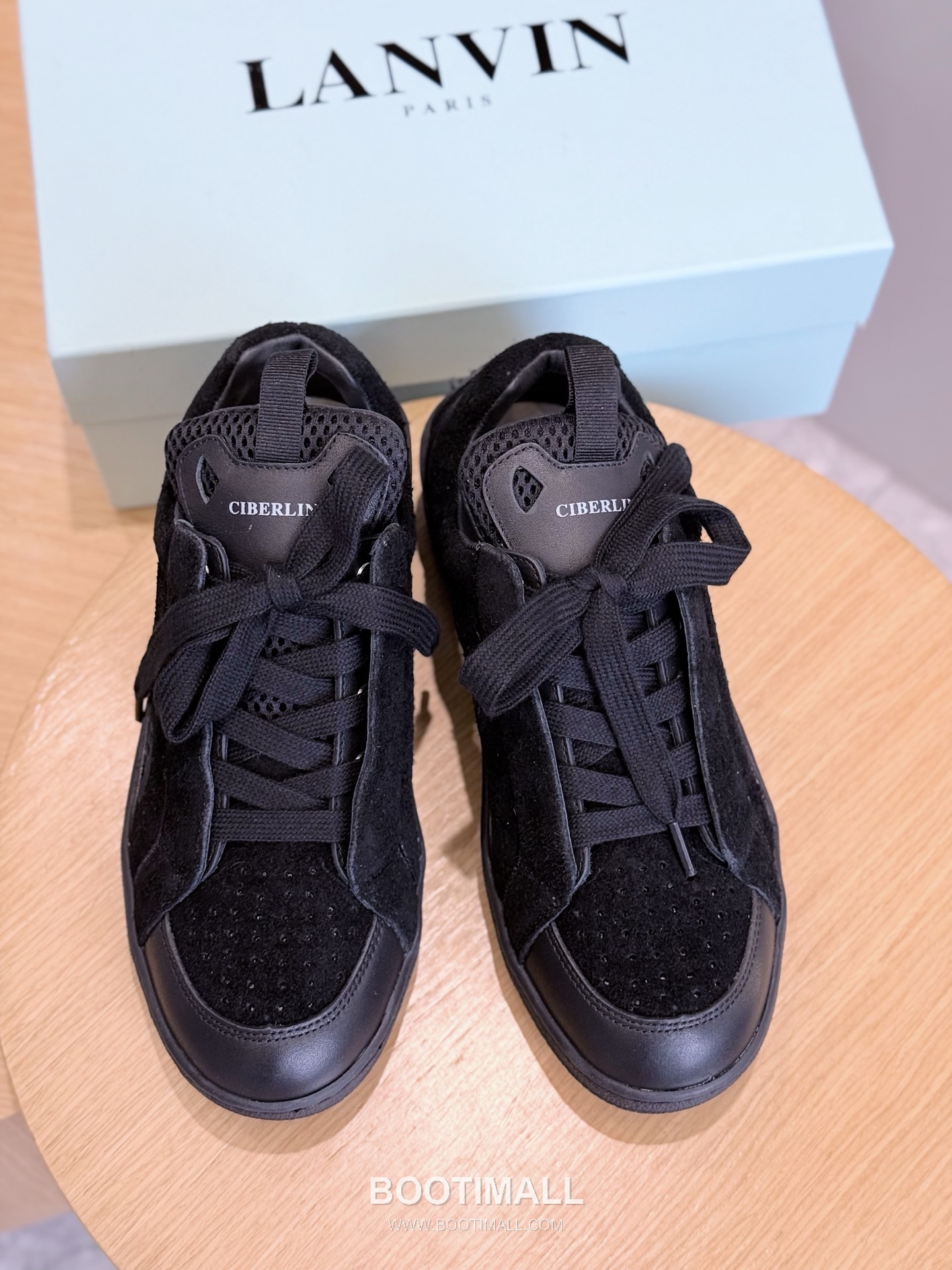 Lanvin Gallery Department Calfskin Leather Low Chunky Sneakers with Artistic Panel Detail 랑방 갤러리디파트먼트 카프스킨 레더 로우 청키 스니커즈 아트 패널 디테일 4cm 8