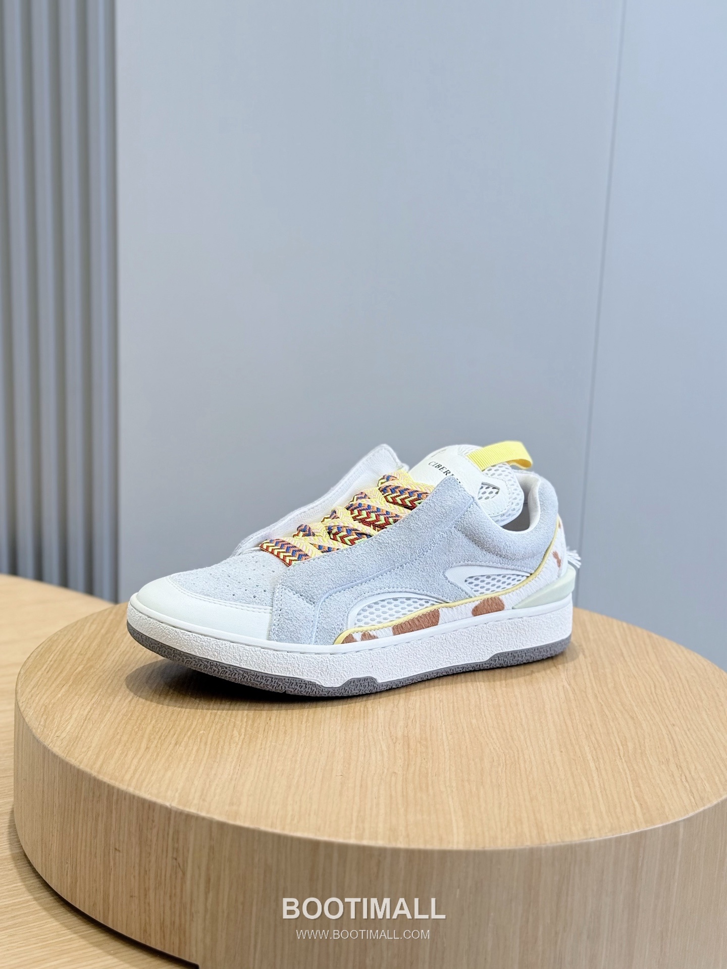 Lanvin Gallery Department Calfskin Leather Low Chunky Sneakers with Artistic Panel Detail 랑방 갤러리디파트먼트 카프스킨 레더 로우 청키 스니커즈 아트 패널 디테일 4cm 2