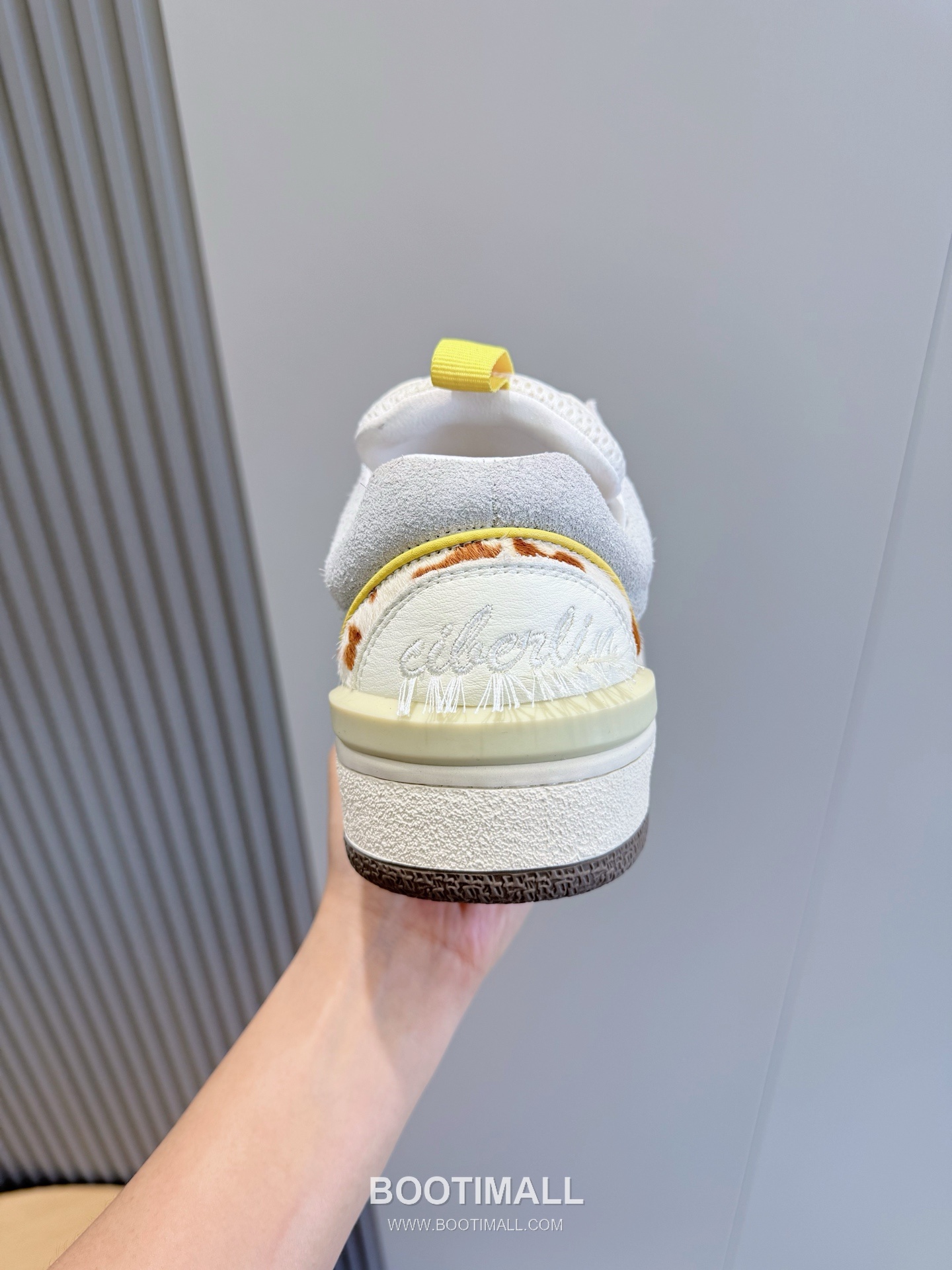 Lanvin Gallery Department Calfskin Leather Low Chunky Sneakers with Artistic Panel Detail 랑방 갤러리디파트먼트 카프스킨 레더 로우 청키 스니커즈 아트 패널 디테일 4cm 6