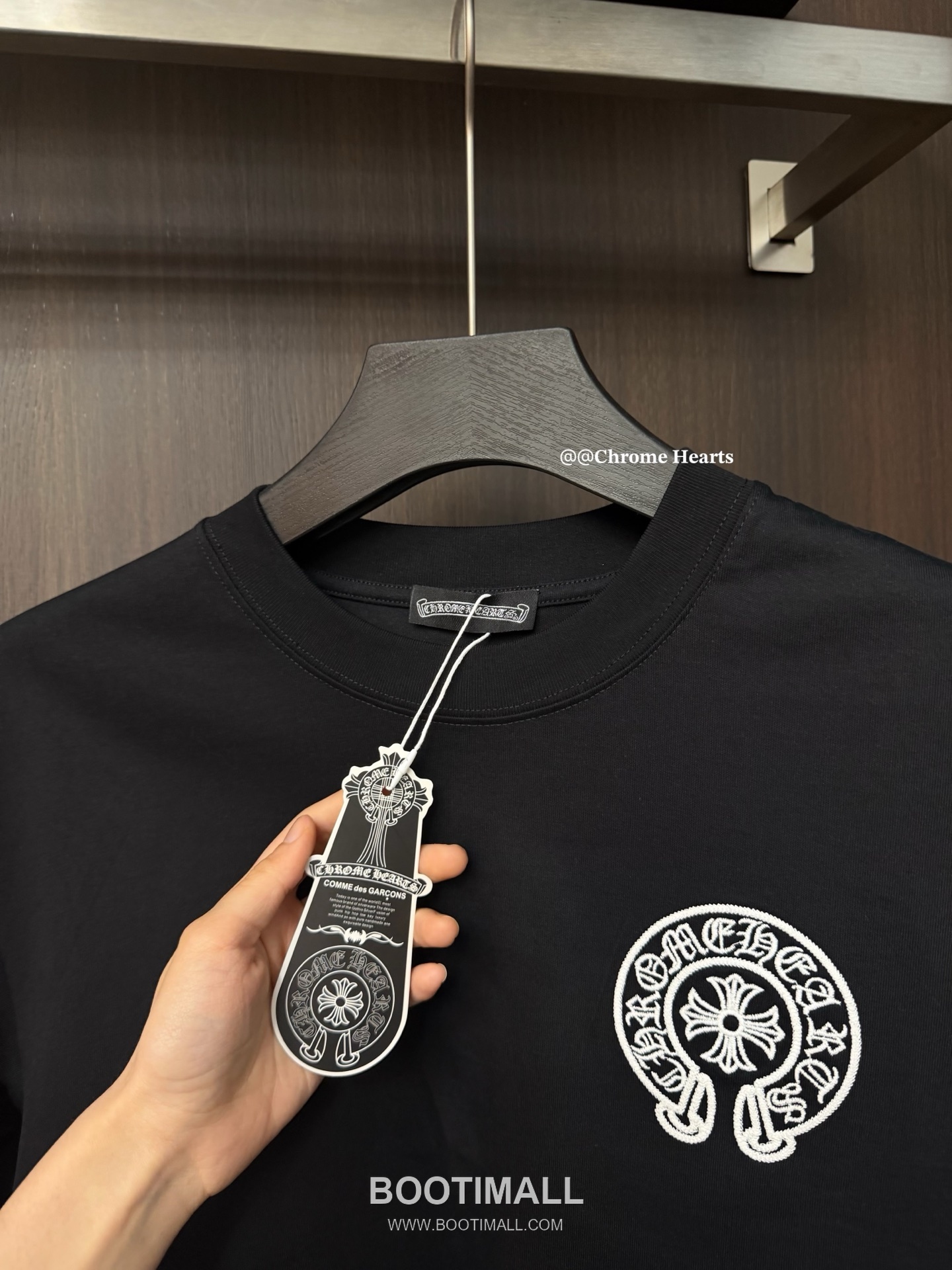 Chrome Hearts 2026 S/S High Density Cotton Embroidered Patch Logo T-Shirt 크롬하츠 2026SS 고밀도 코튼 자수 패치 로고 티셔츠 4