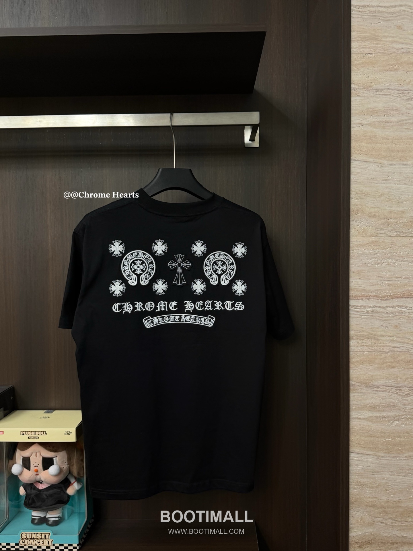 Chrome Hearts 2026 S/S High Density Cotton Embroidered Patch Logo T-Shirt 크롬하츠 2026SS 고밀도 코튼 자수 패치 로고 티셔츠 5