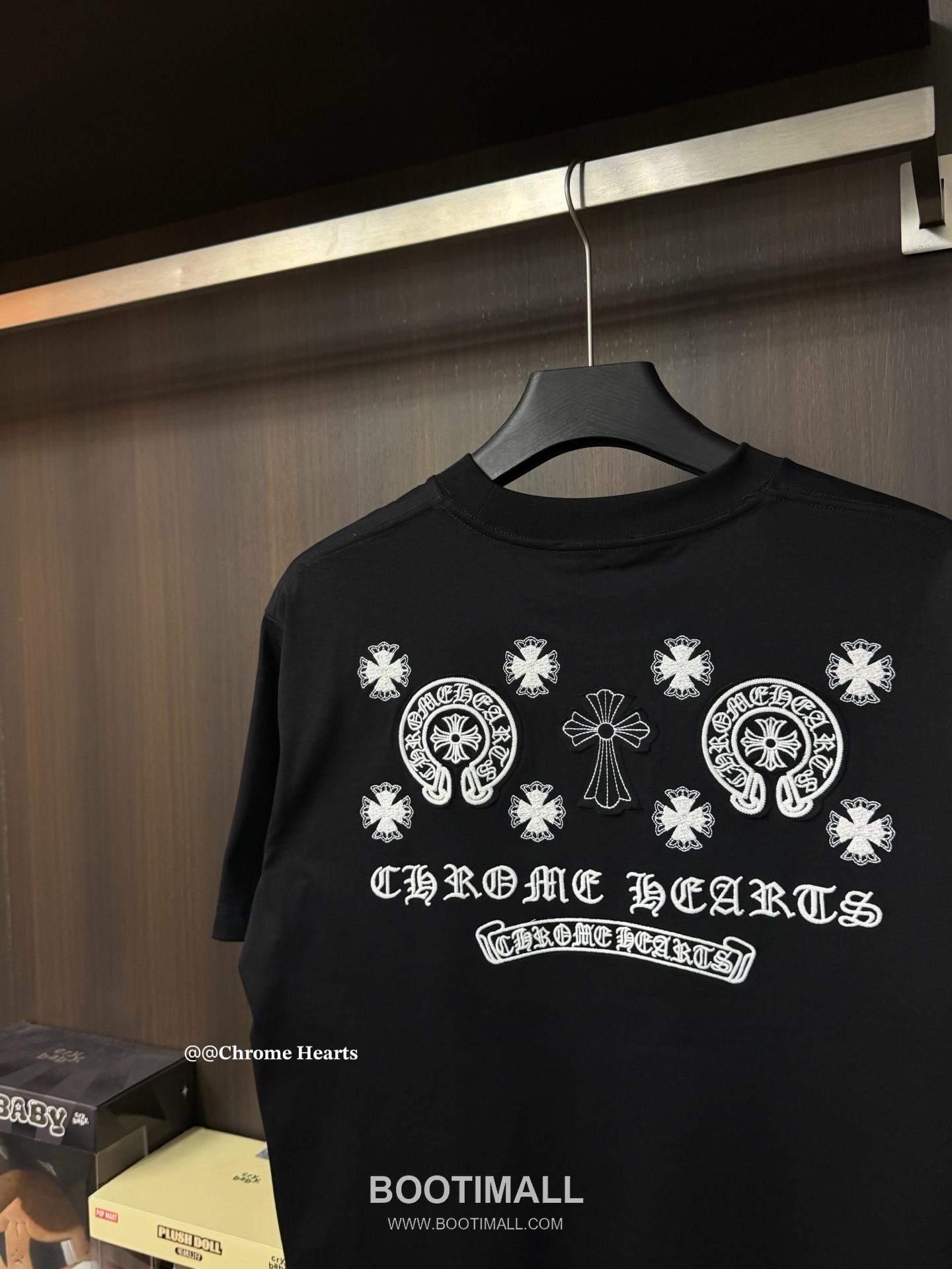 Chrome Hearts 2026 S/S High Density Cotton Embroidered Patch Logo T-Shirt 크롬하츠 2026SS 고밀도 코튼 자수 패치 로고 티셔츠 6