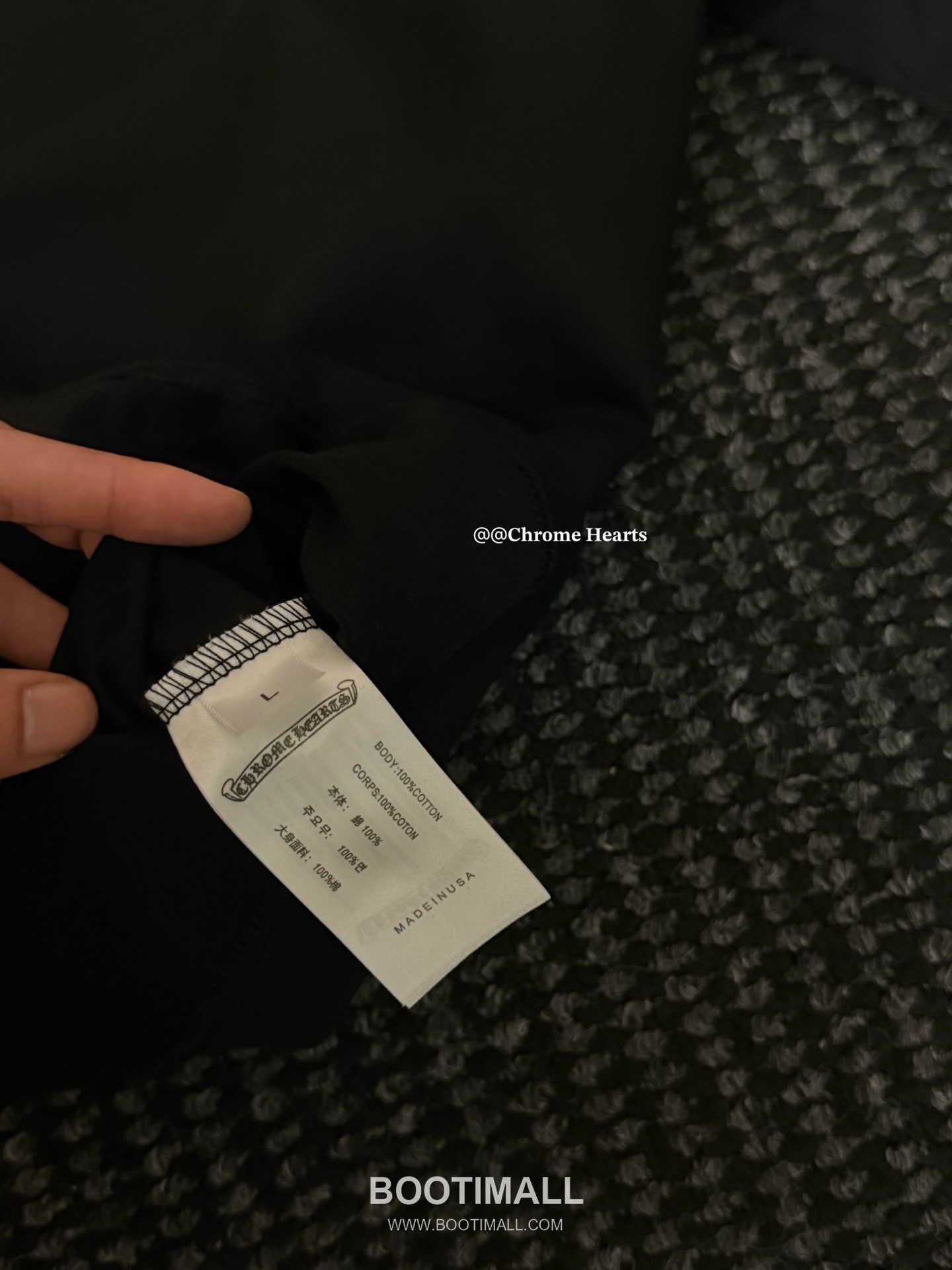 Chrome Hearts 2026 S/S High Density Cotton Embroidered Patch Logo T-Shirt 크롬하츠 2026SS 고밀도 코튼 자수 패치 로고 티셔츠 9