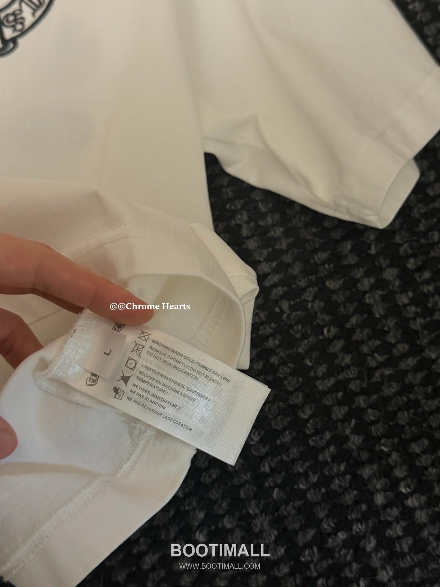 Chrome Hearts 2026 S/S High Density Cotton Embroidered Patch Logo T-Shirt 크롬하츠 2026SS 고밀도 코튼 자수 패치 로고 티셔츠 10