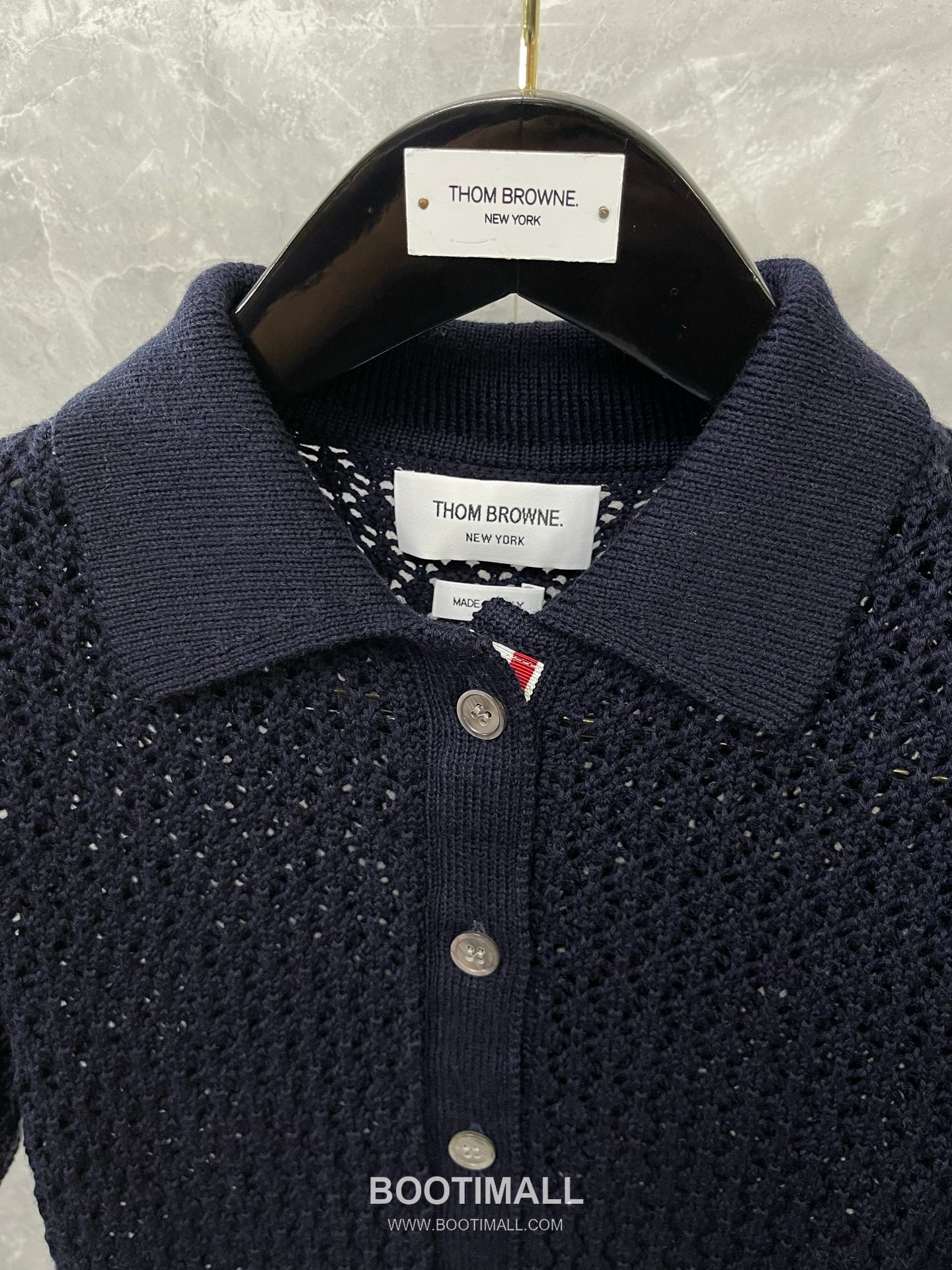 Thom Browne 2026 S/S Merino Wool Intarsia Hector Dog Knit T-Shirt 톰브라운 2026SS 메리노 울 인타르시아 헥터 도그 니트 티셔츠 2