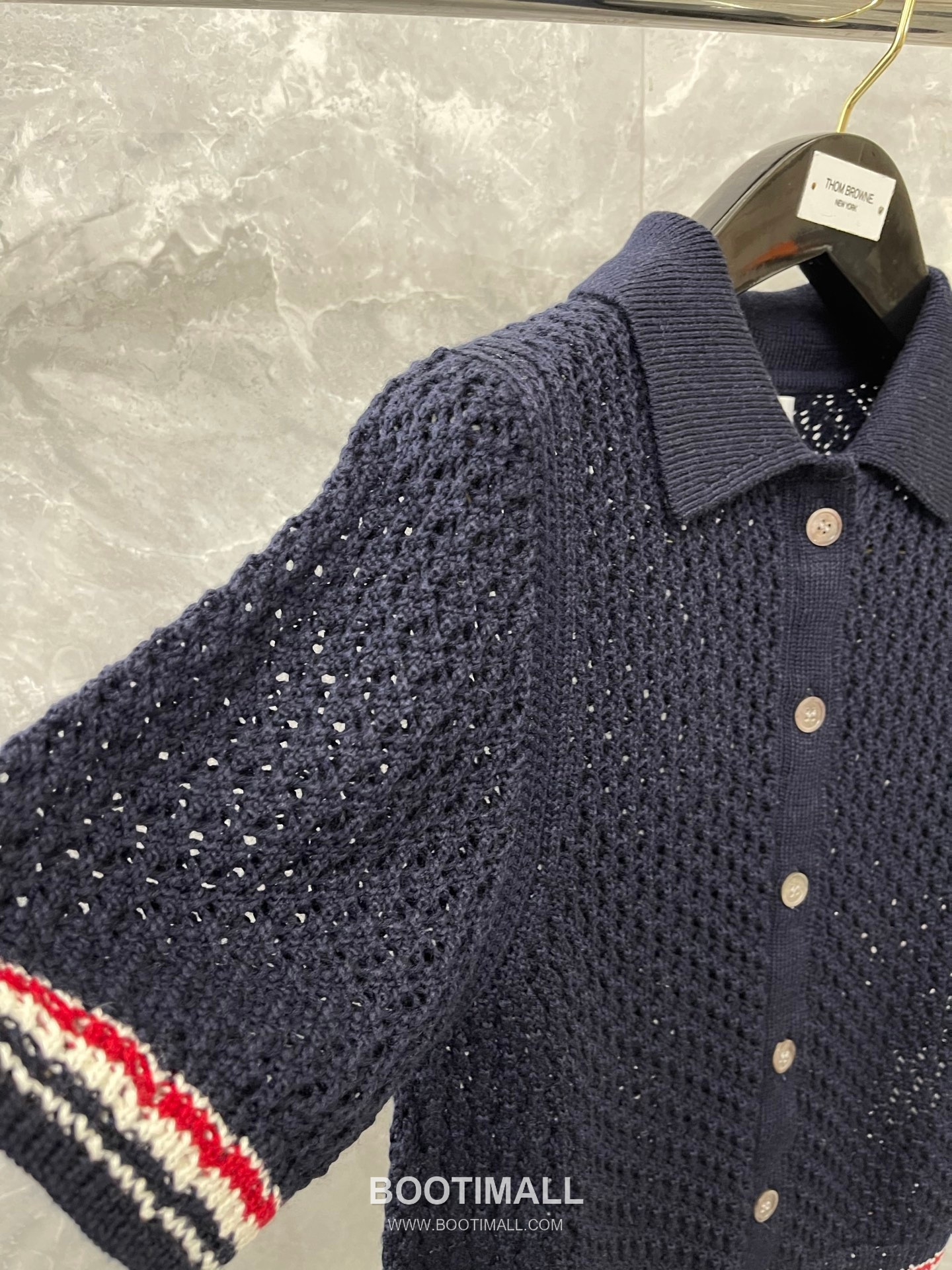 Thom Browne 2026 S/S Merino Wool Intarsia Hector Dog Knit T-Shirt 톰브라운 2026SS 메리노 울 인타르시아 헥터 도그 니트 티셔츠 4