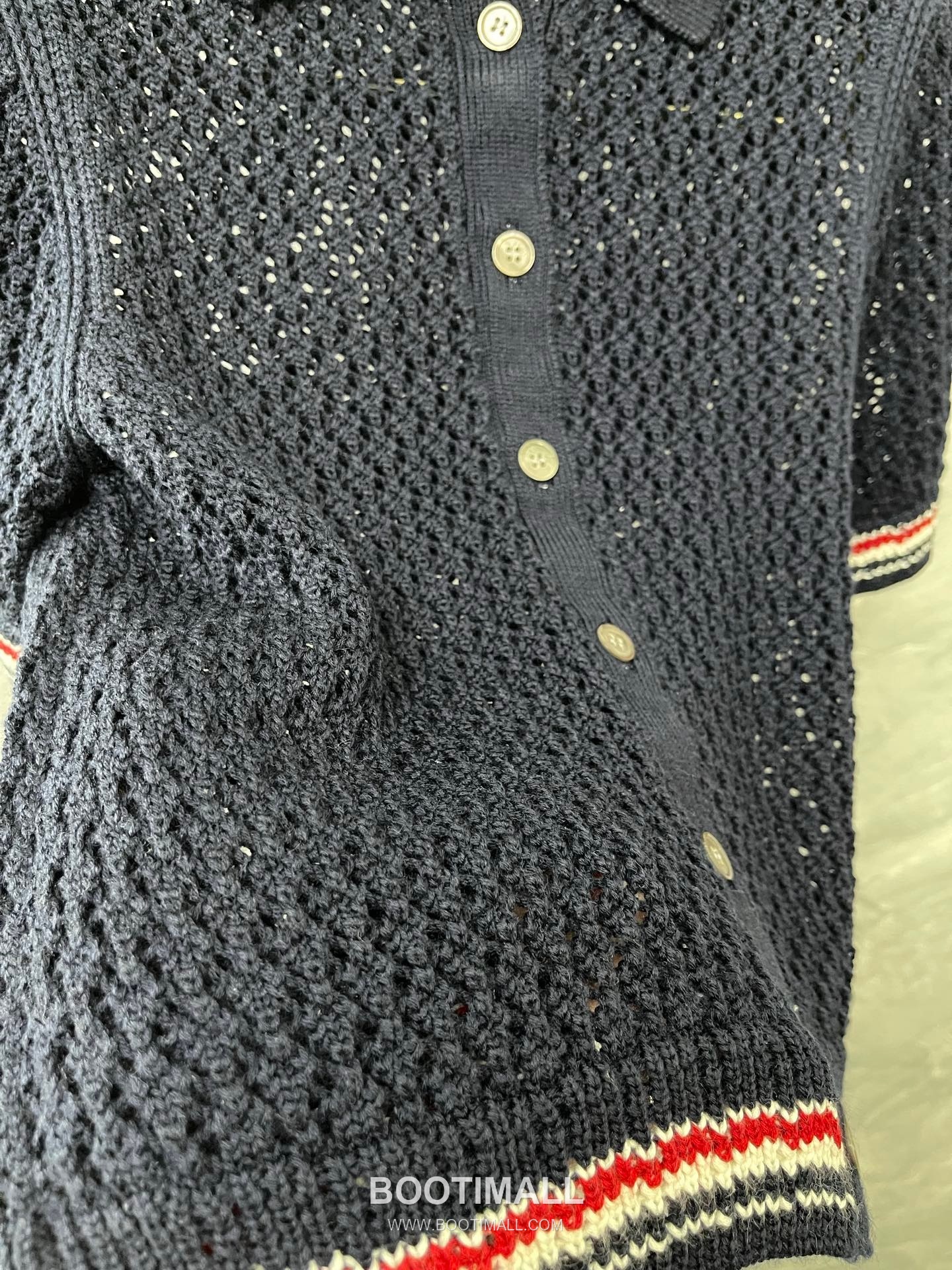 Thom Browne 2026 S/S Merino Wool Intarsia Hector Dog Knit T-Shirt 톰브라운 2026SS 메리노 울 인타르시아 헥터 도그 니트 티셔츠 6