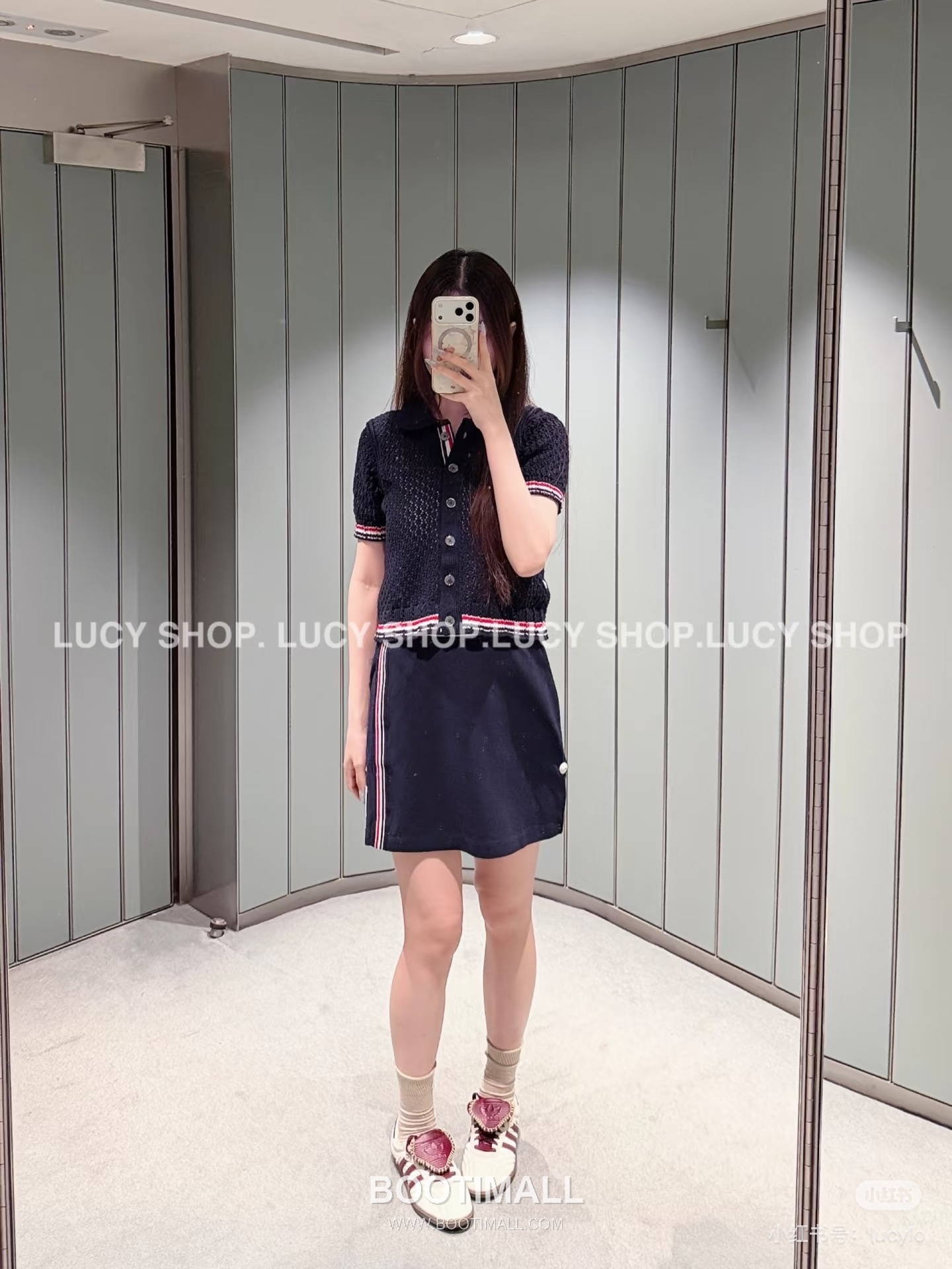 Thom Browne 2026 S/S Merino Wool Intarsia Hector Dog Knit T-Shirt 톰브라운 2026SS 메리노 울 인타르시아 헥터 도그 니트 티셔츠 4