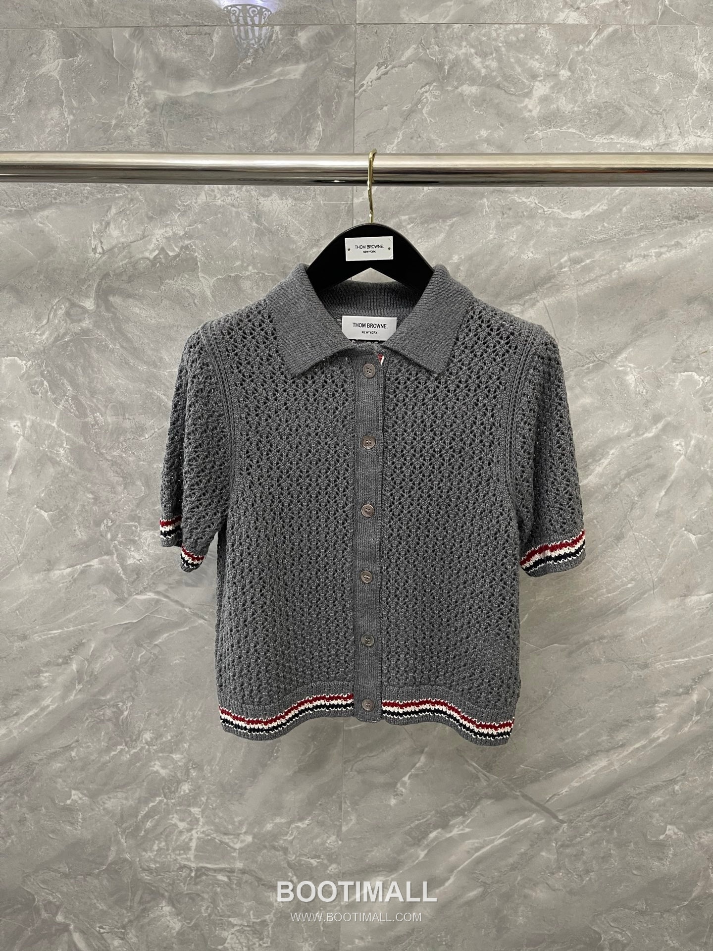 Thom Browne 2026 S/S Merino Wool Intarsia Hector Dog Knit T-Shirt 톰브라운 2026SS 메리노 울 인타르시아 헥터 도그 니트 티셔츠 5