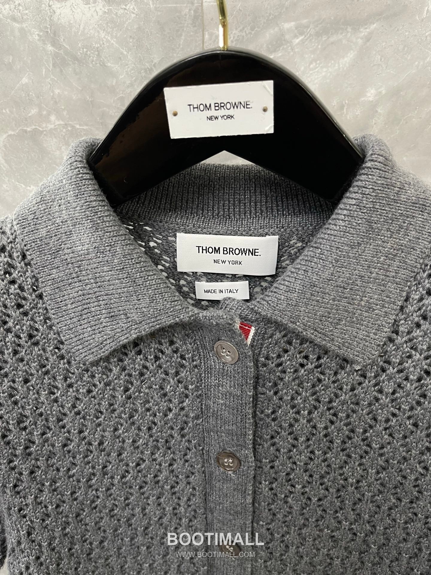 Thom Browne 2026 S/S Merino Wool Intarsia Hector Dog Knit T-Shirt 톰브라운 2026SS 메리노 울 인타르시아 헥터 도그 니트 티셔츠 6