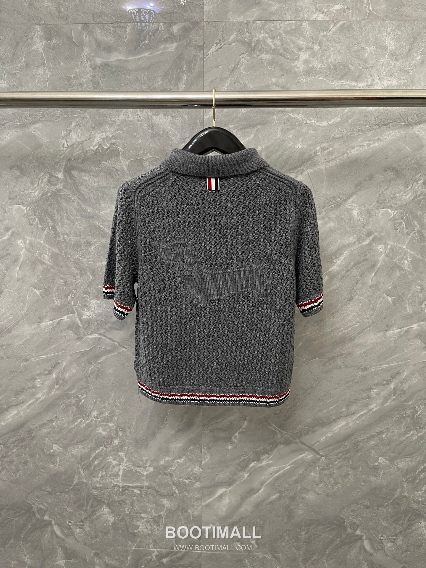 Thom Browne 2026 S/S Merino Wool Intarsia Hector Dog Knit T-Shirt 톰브라운 2026SS 메리노 울 인타르시아 헥터 도그 니트 티셔츠 13