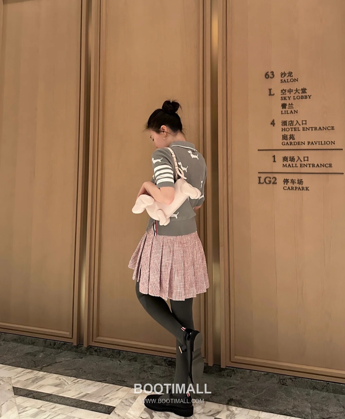 Thom Browne 2026 S/S Tencel Cotton Intarsia Hector Dog Polo T-Shirt 톰브라운 2026SS 텐셀 코튼 인타르시아 헥터 도그 폴로 티셔츠 9