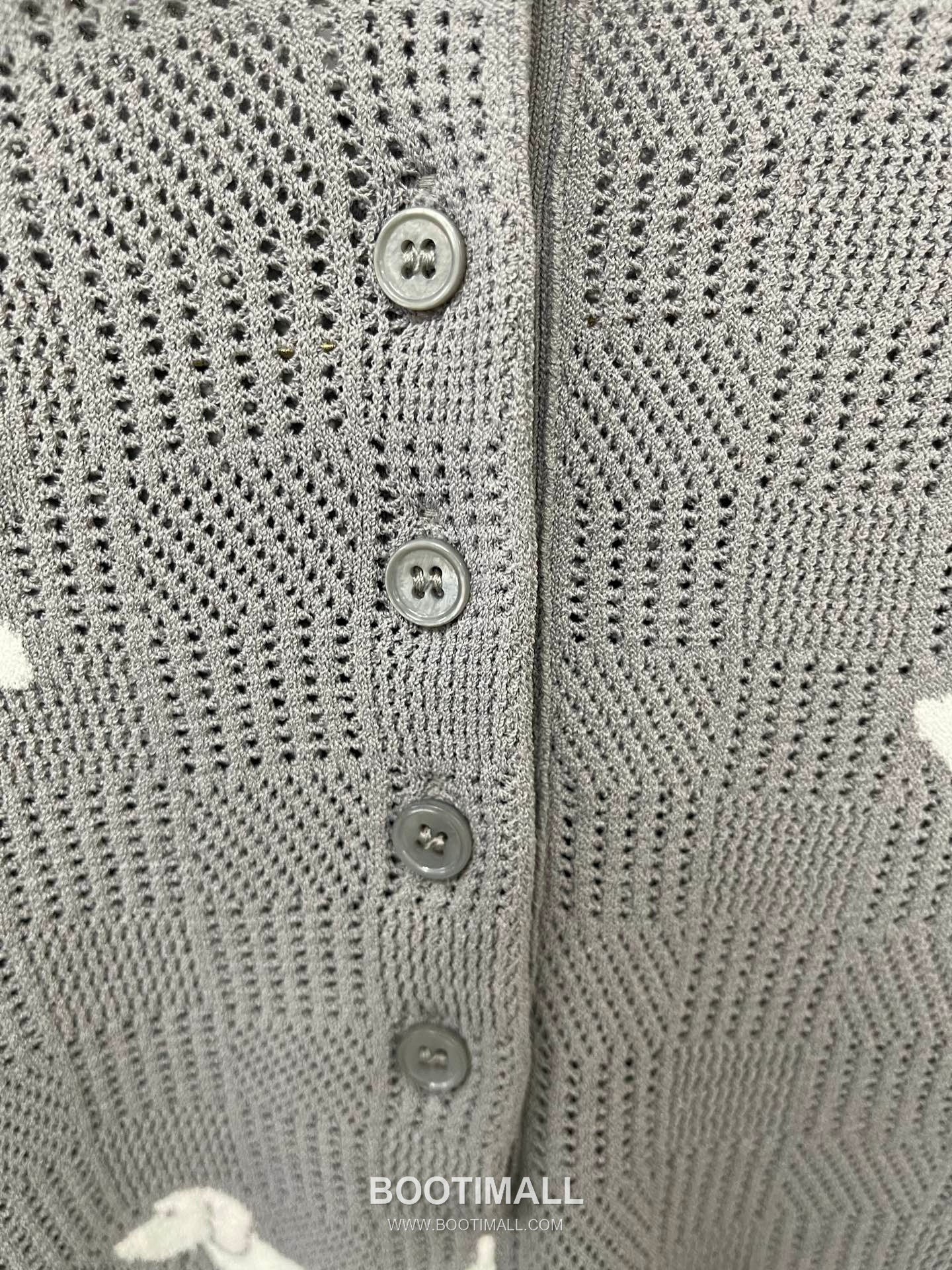 Thom Browne 2026 S/S Tencel Cotton Intarsia Hector Dog Polo T-Shirt 톰브라운 2026SS 텐셀 코튼 인타르시아 헥터 도그 폴로 티셔츠 16