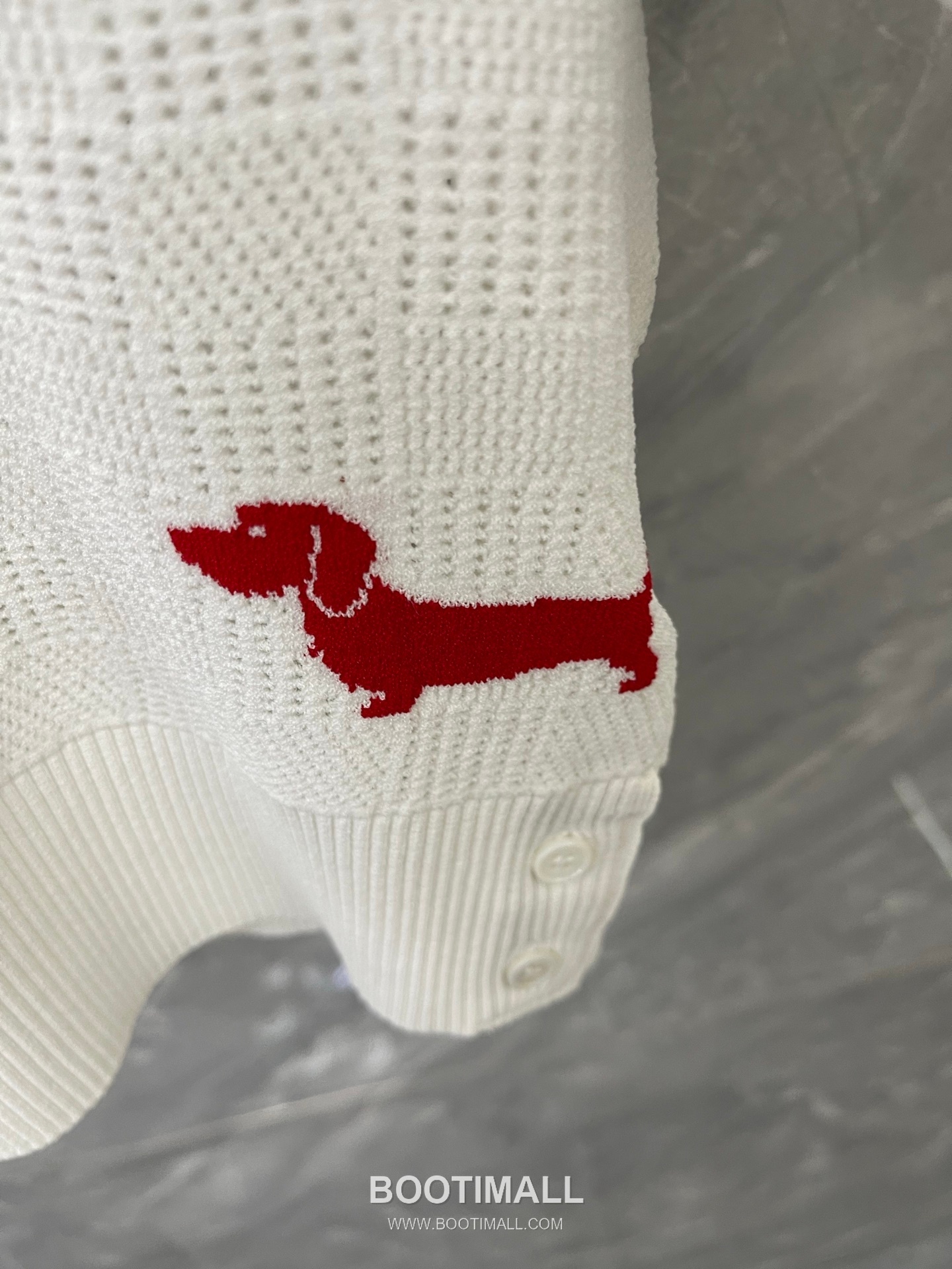 Thom Browne 2026 S/S Tencel Cotton Intarsia Hector Dog Polo T-Shirt 톰브라운 2026SS 텐셀 코튼 인타르시아 헥터 도그 폴로 티셔츠 14