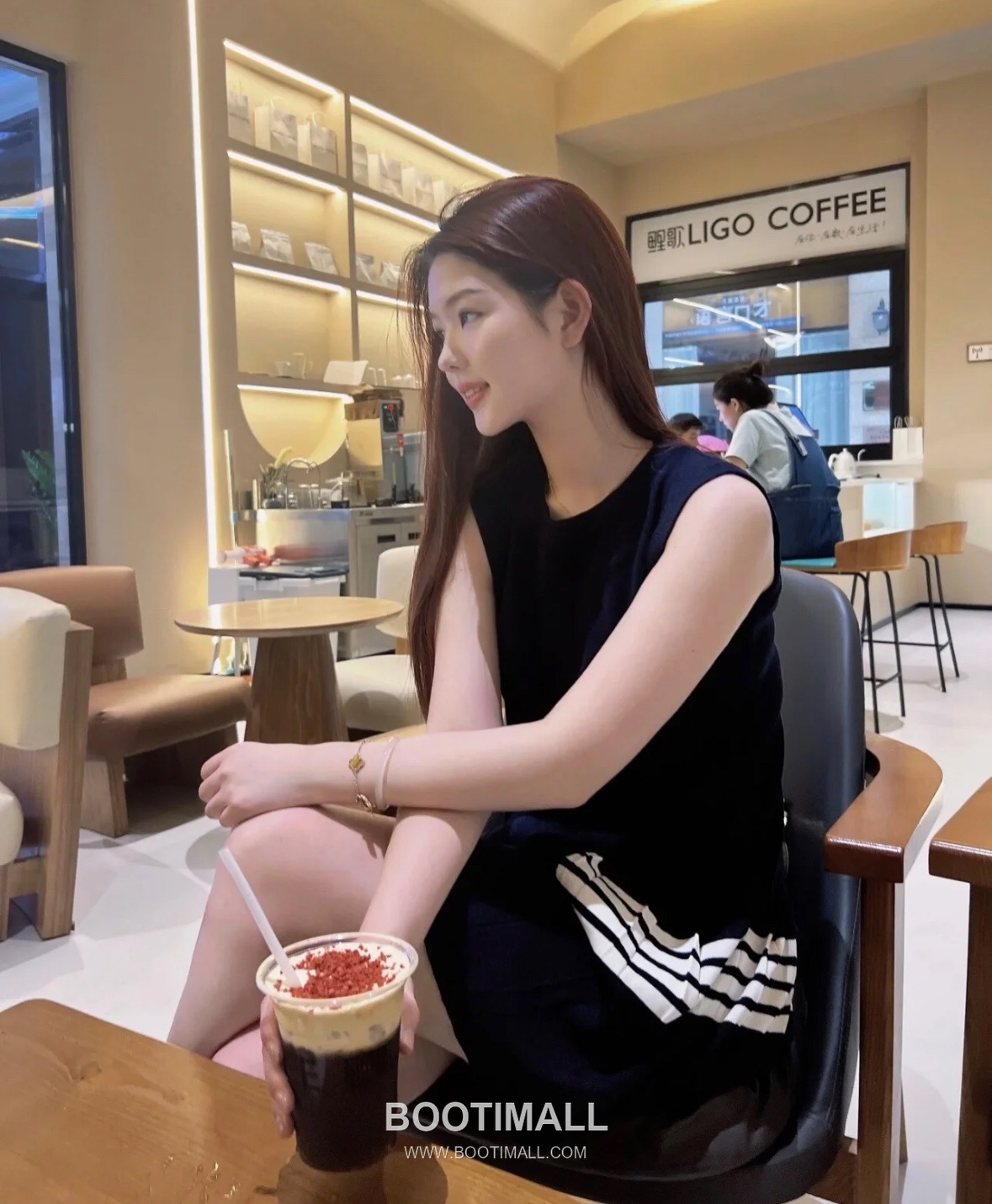 Thom Browne 2026 S/S Cotton Sleeveless Knit Logo Dress 톰브라운 2026SS 코튼 슬리브리스 니트 로고 원피스 4