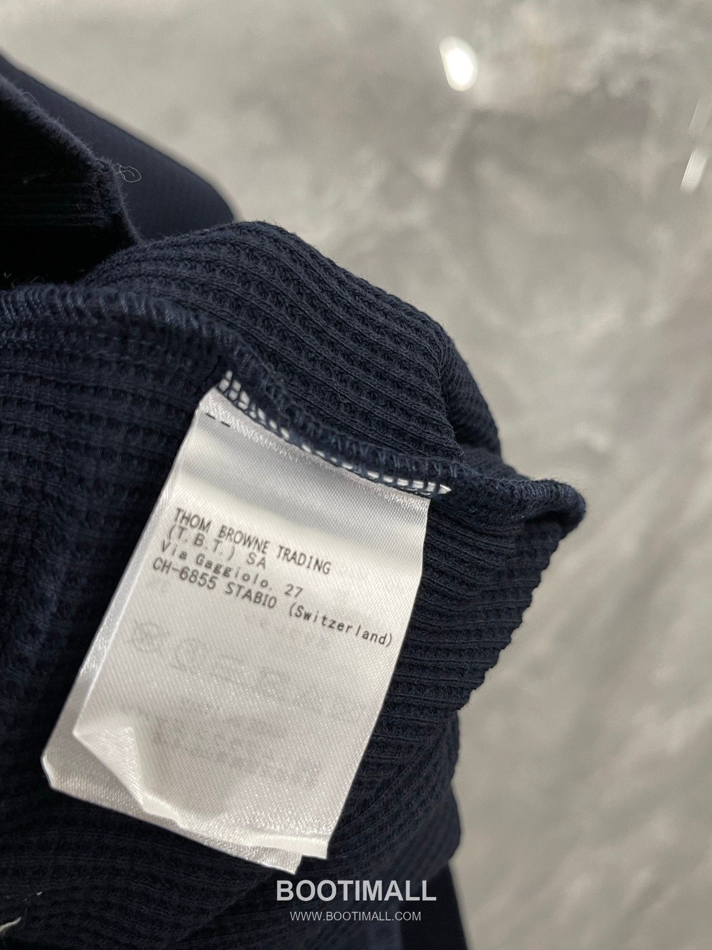 Thom Browne 2026 S/S Cotton Waffle Knit Button Polo T-Shirt 톰브라운 2026SS 코튼 와플 니트 버튼 폴로 티셔츠 7