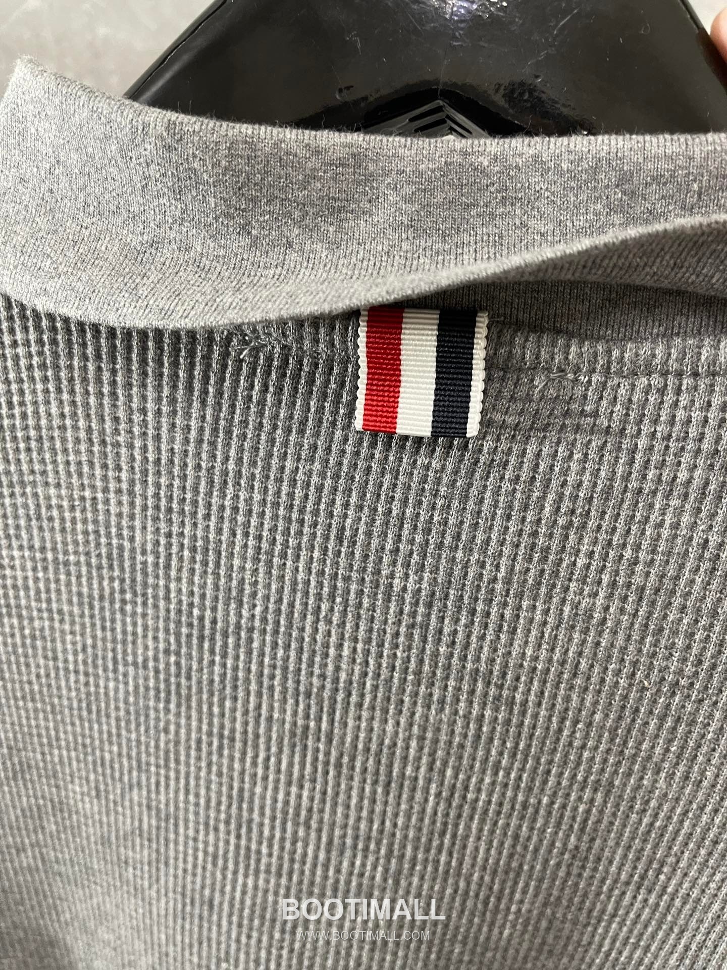 Thom Browne 2026 S/S Cotton Waffle Knit Button Polo T-Shirt 톰브라운 2026SS 코튼 와플 니트 버튼 폴로 티셔츠 7