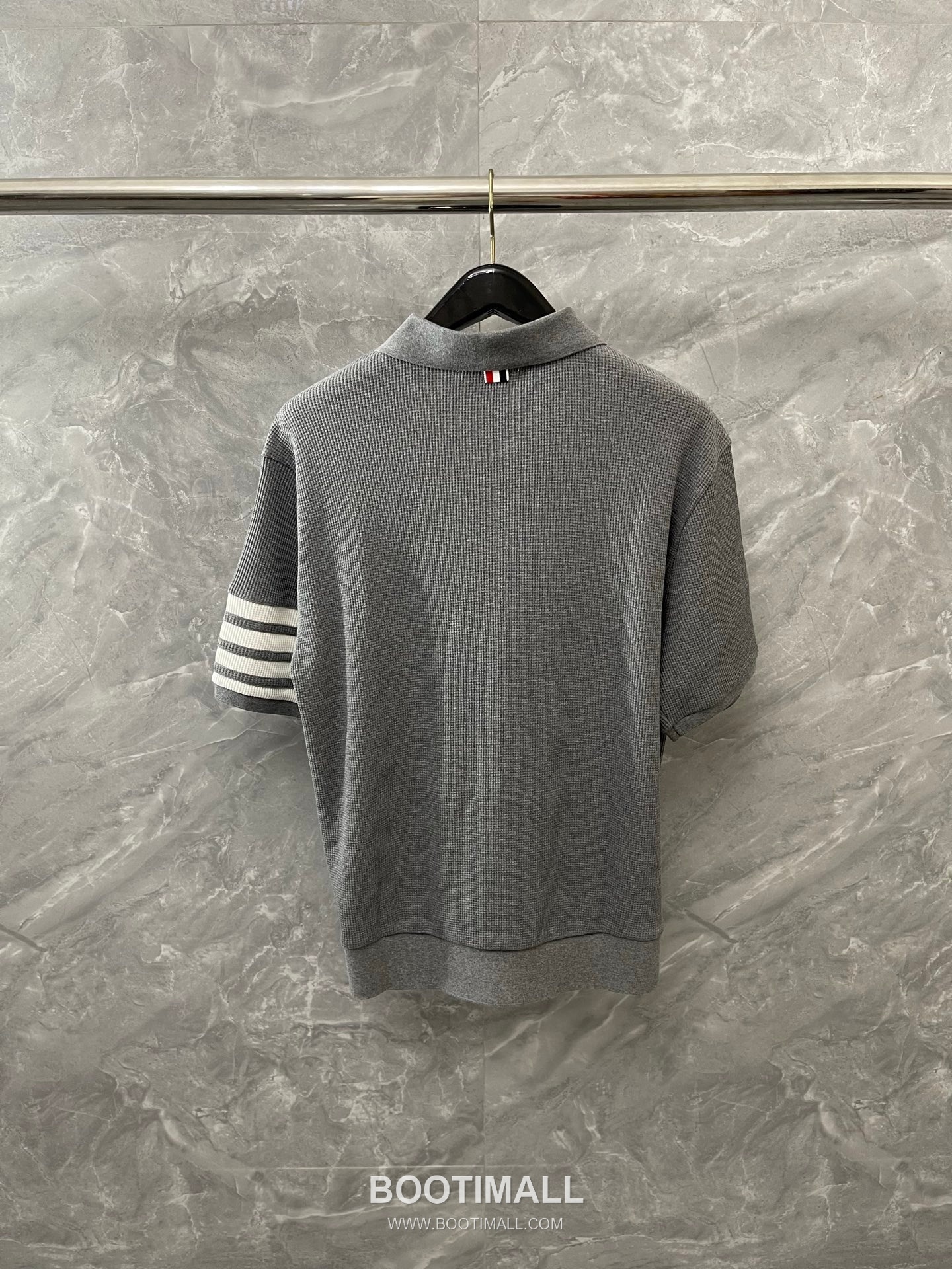 Thom Browne 2026 S/S Cotton Waffle Knit Button Polo T-Shirt 톰브라운 2026SS 코튼 와플 니트 버튼 폴로 티셔츠 9